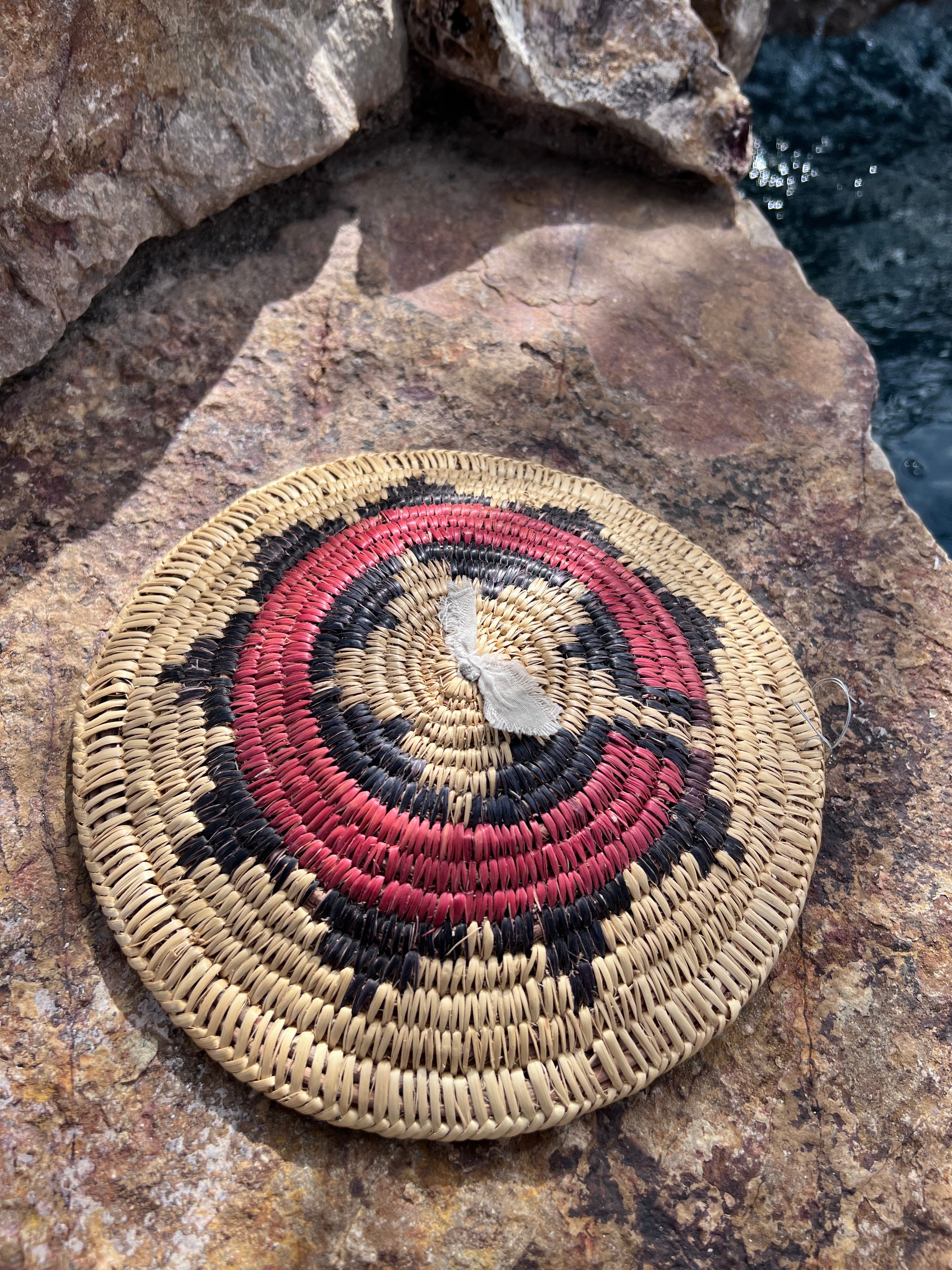 Old Pawn Handcrafted Woven Basket #9