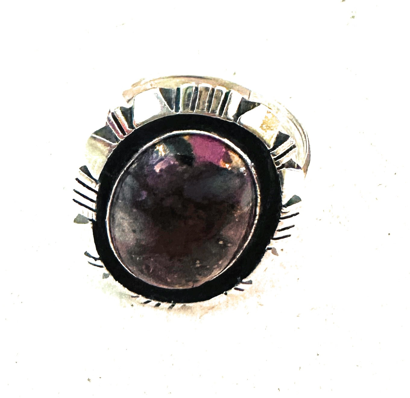 Handcrafted Sterling Silver & Pink Dream Mojave Adjustable Ring