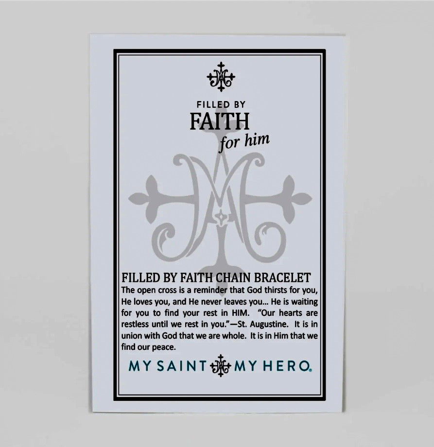 Filled By Faith Chain Bracelet