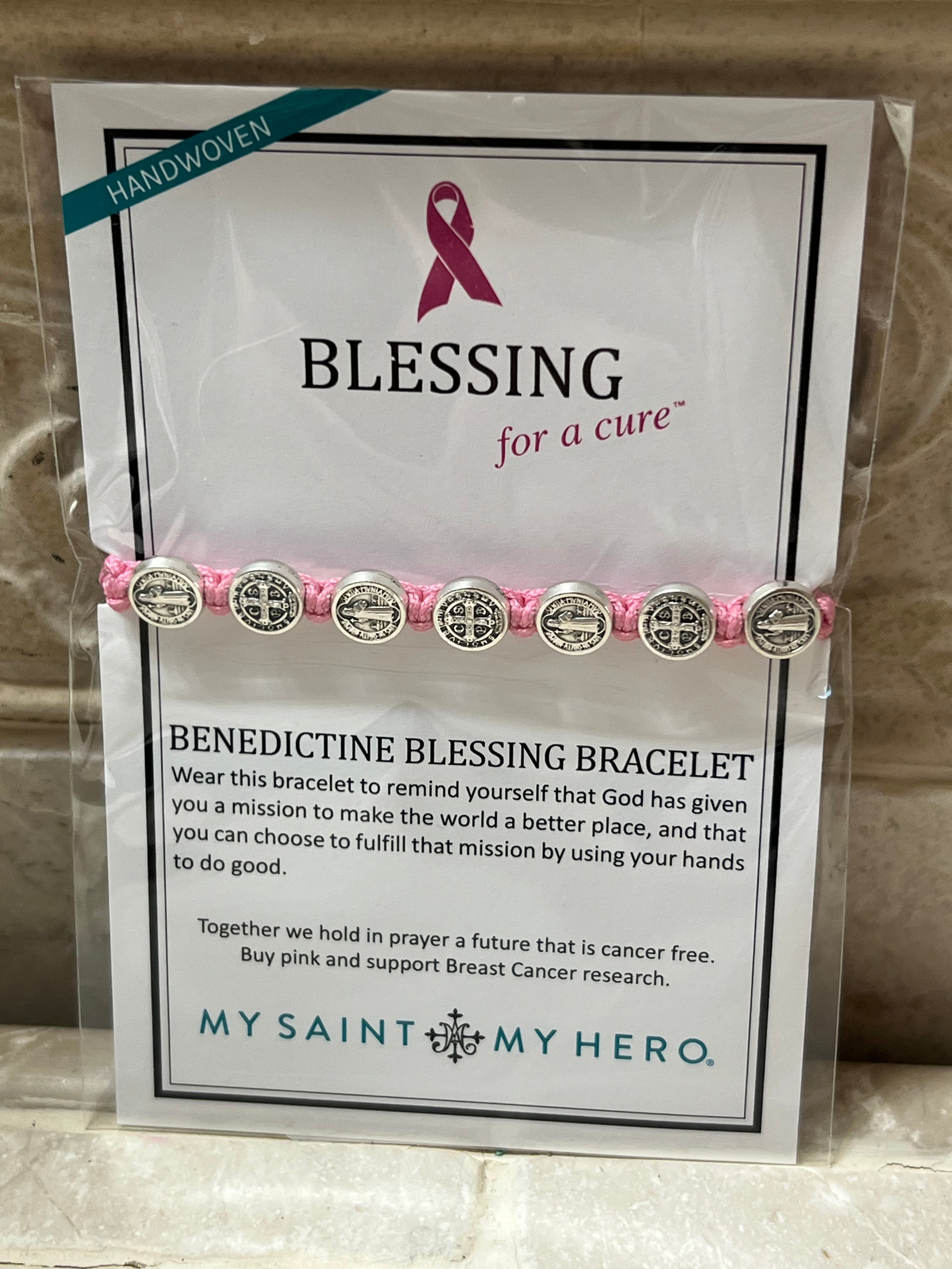 Breast Cancer Awareness Blessing Bracelet