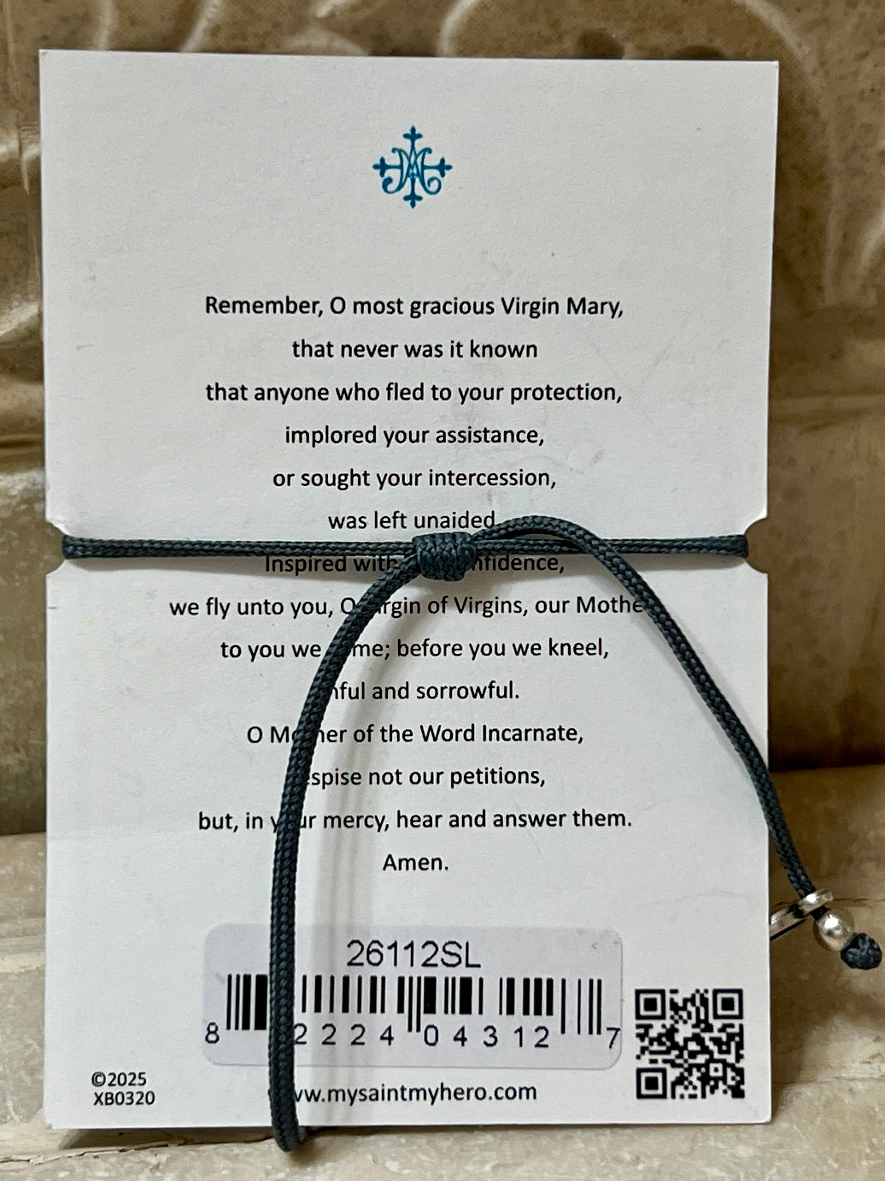 Miraculous Mary Little Saints Bracelet- Beige