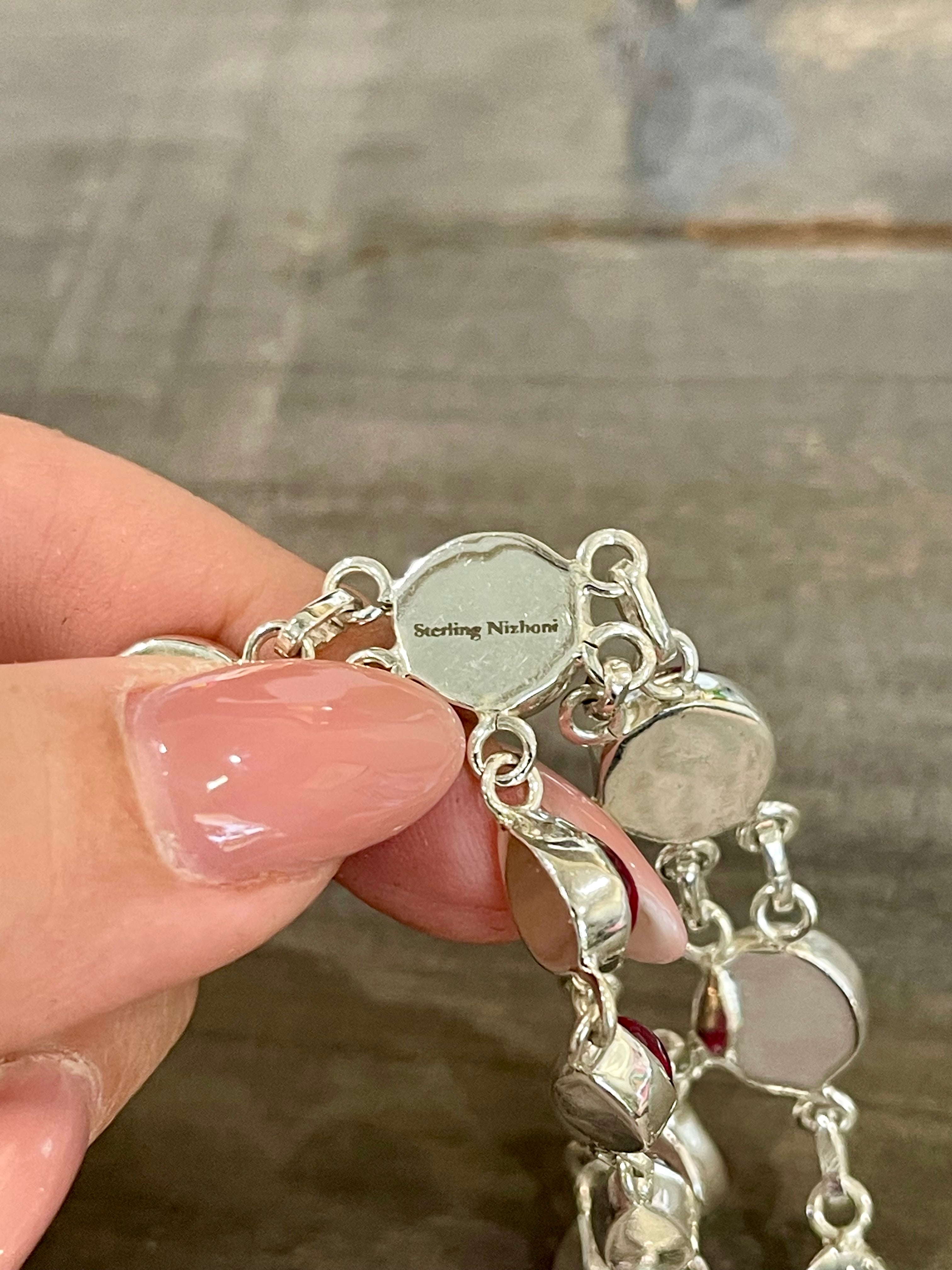 Beautiful Handmade Sterling Silver Dahlia Rose Necklace