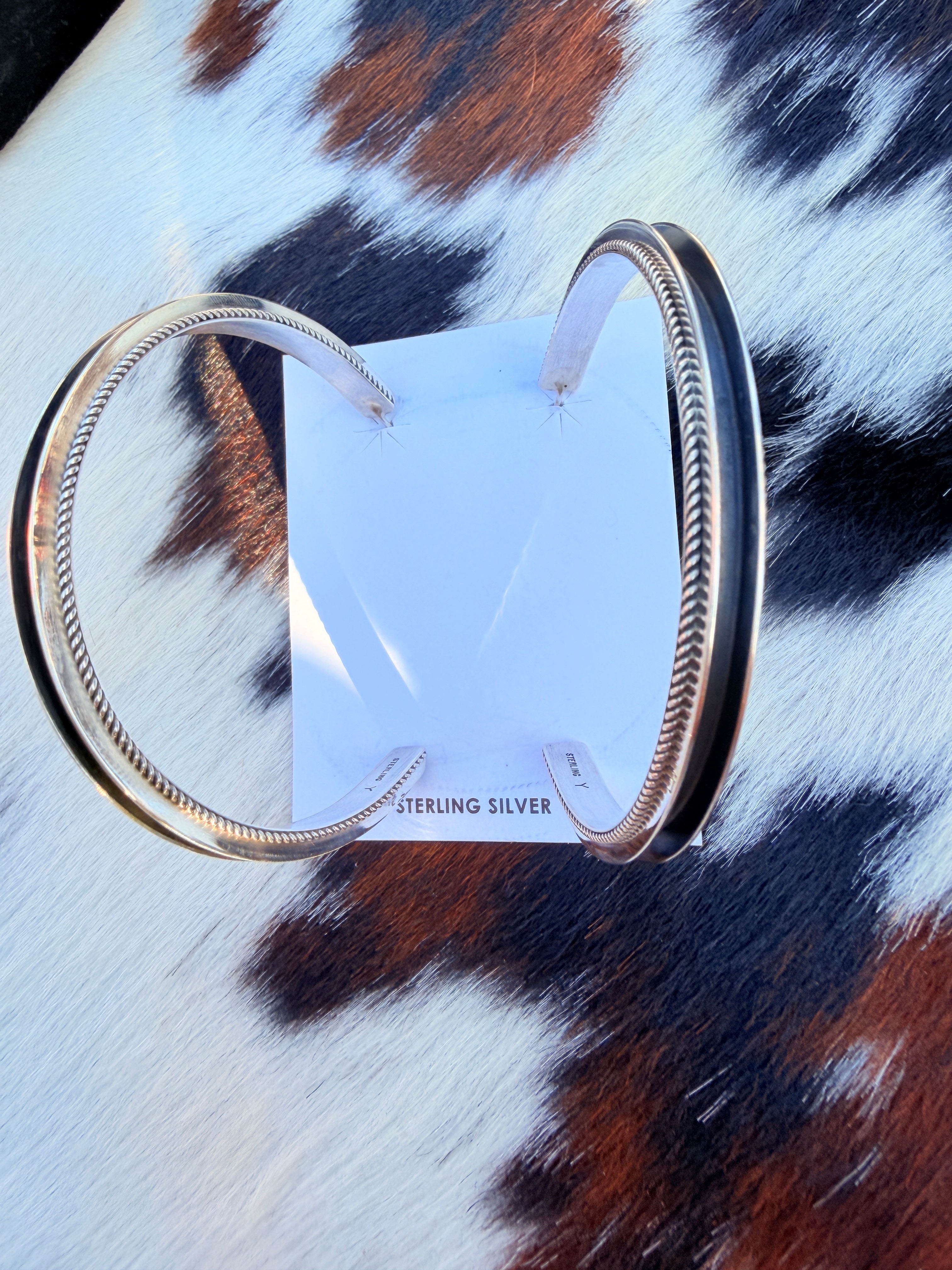 Handcrafted Sterling Silver Hoop Earrings