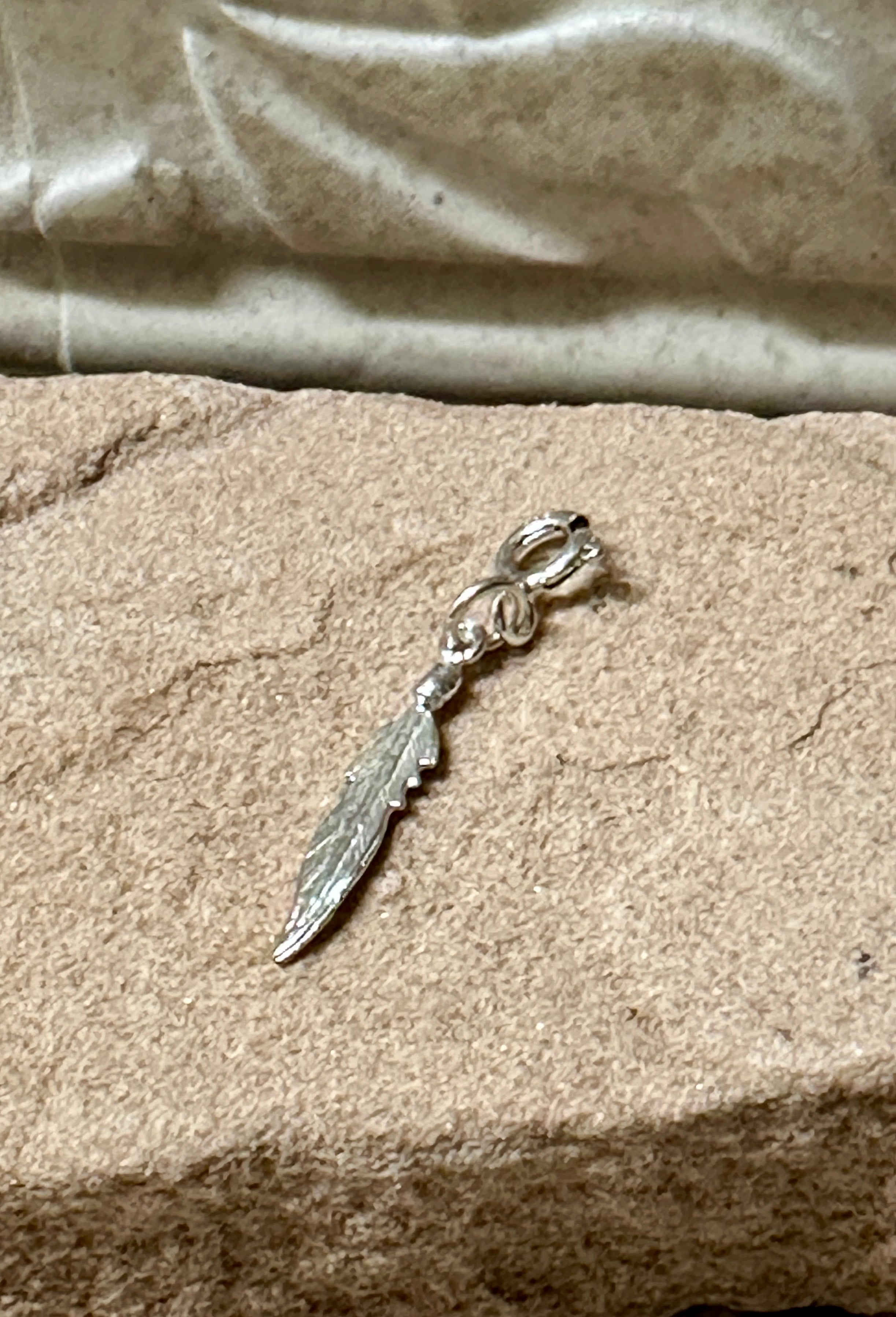 Sterling Silver Feather Charm