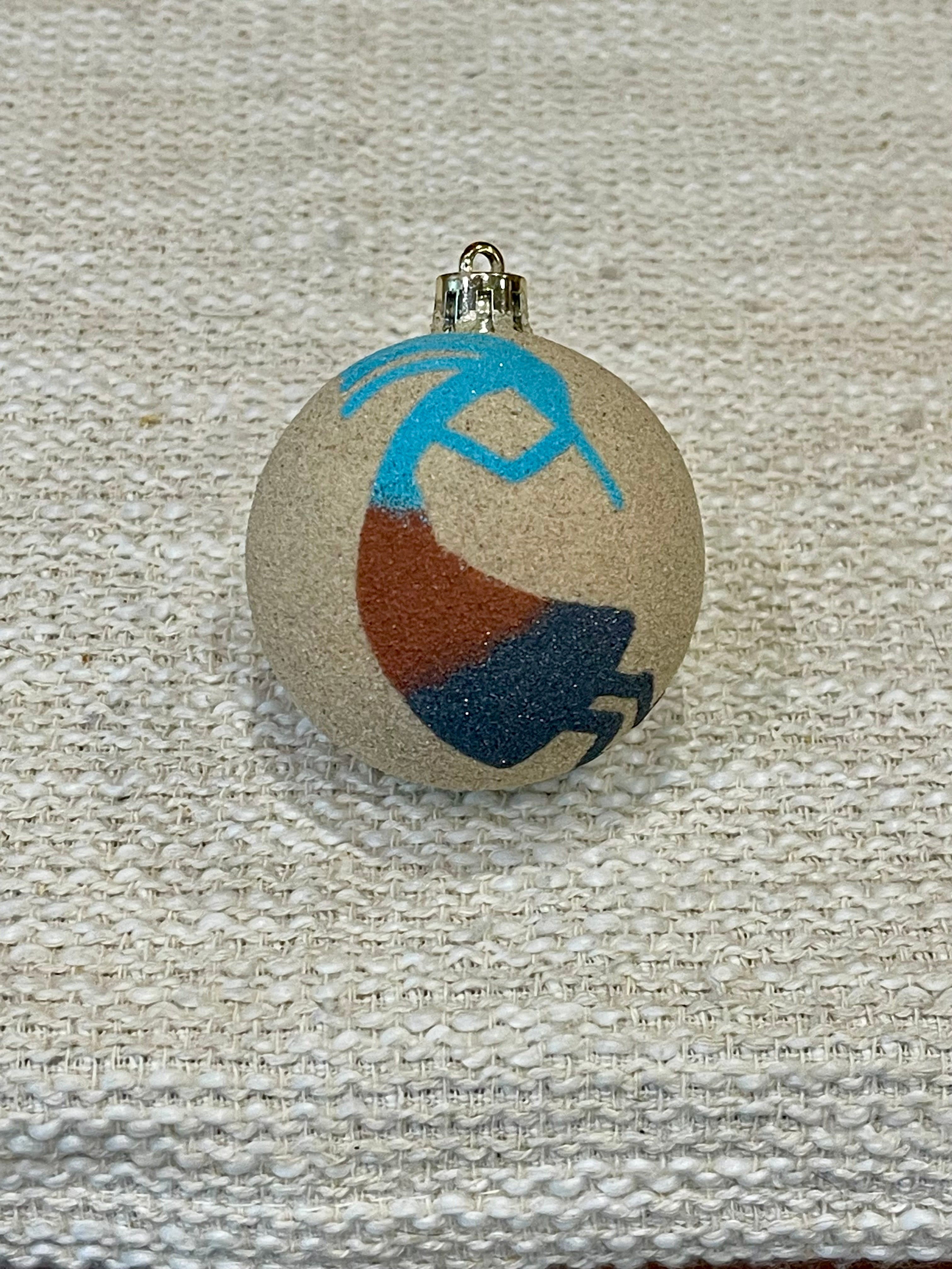 Handcrafted Ceramic Sand Painted Ornament