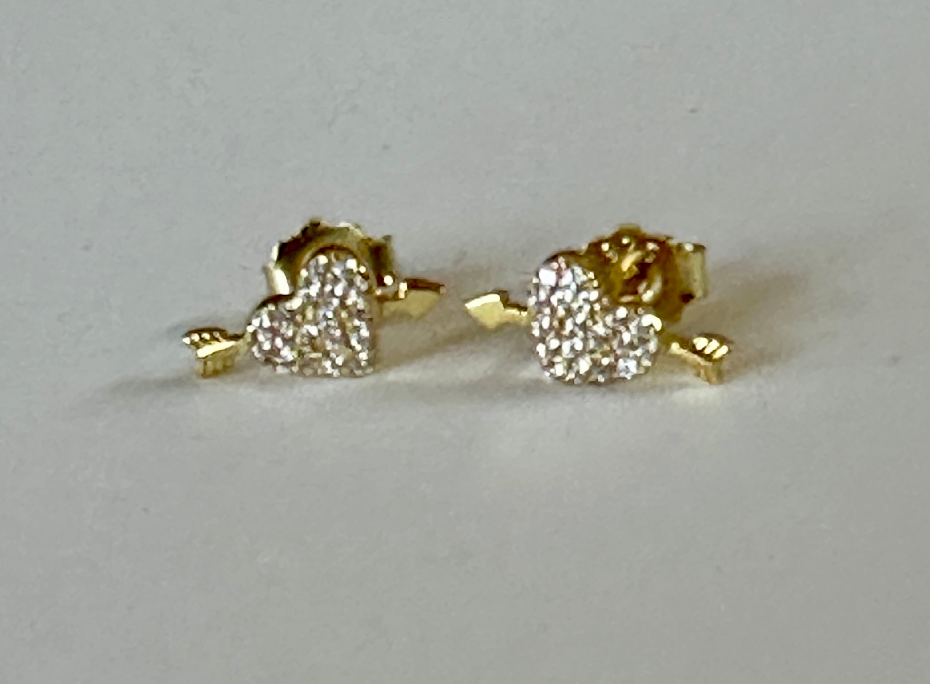 Cupid’s Heart Studs