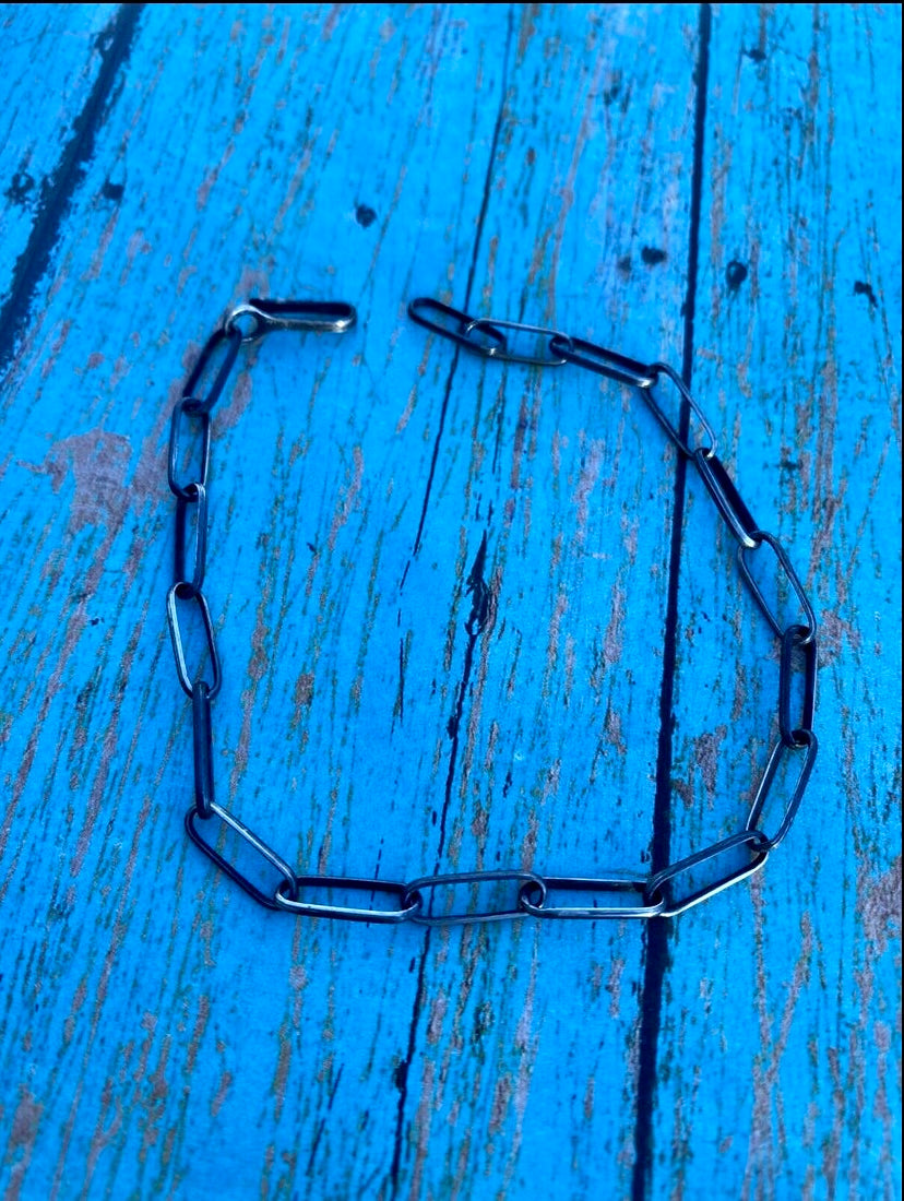 Sterling Silver Beautiful Handmade Chain Link Extender 8”