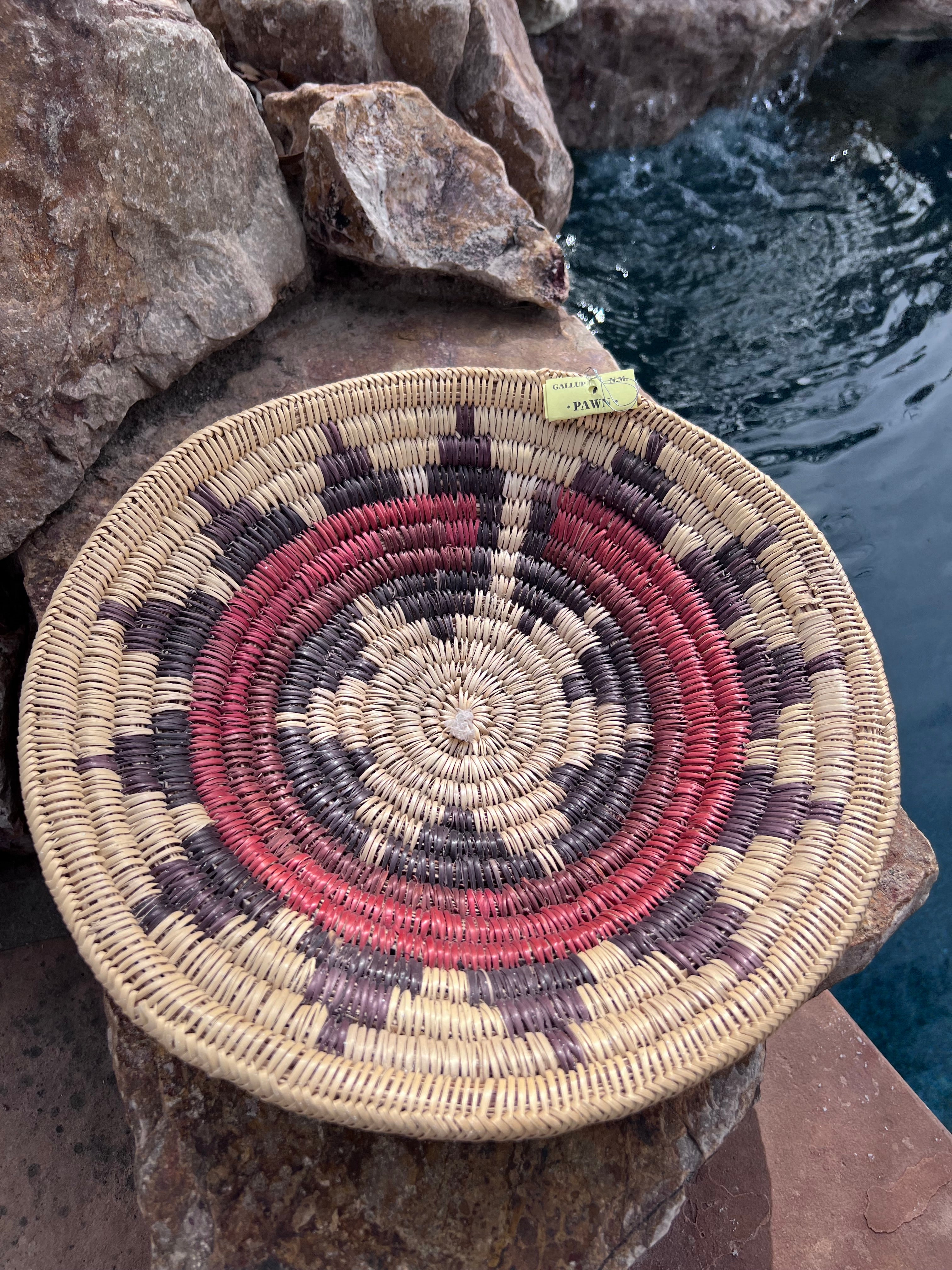 Old Pawn Handcrafted Woven Basket #15