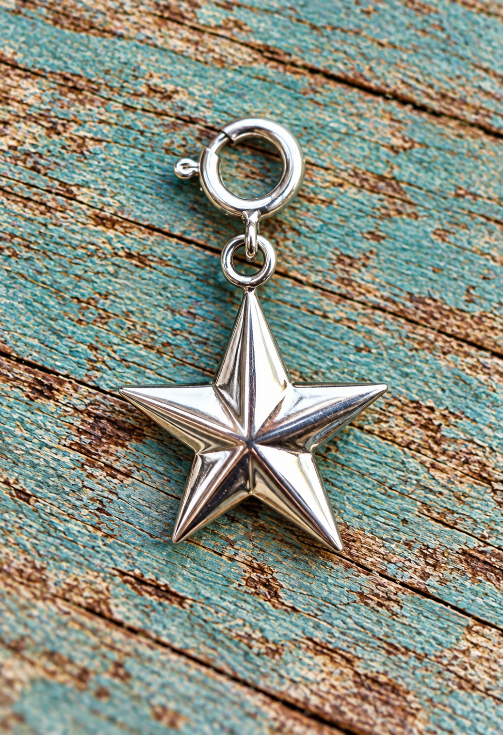 Handmade Sterling Silver Star Charm