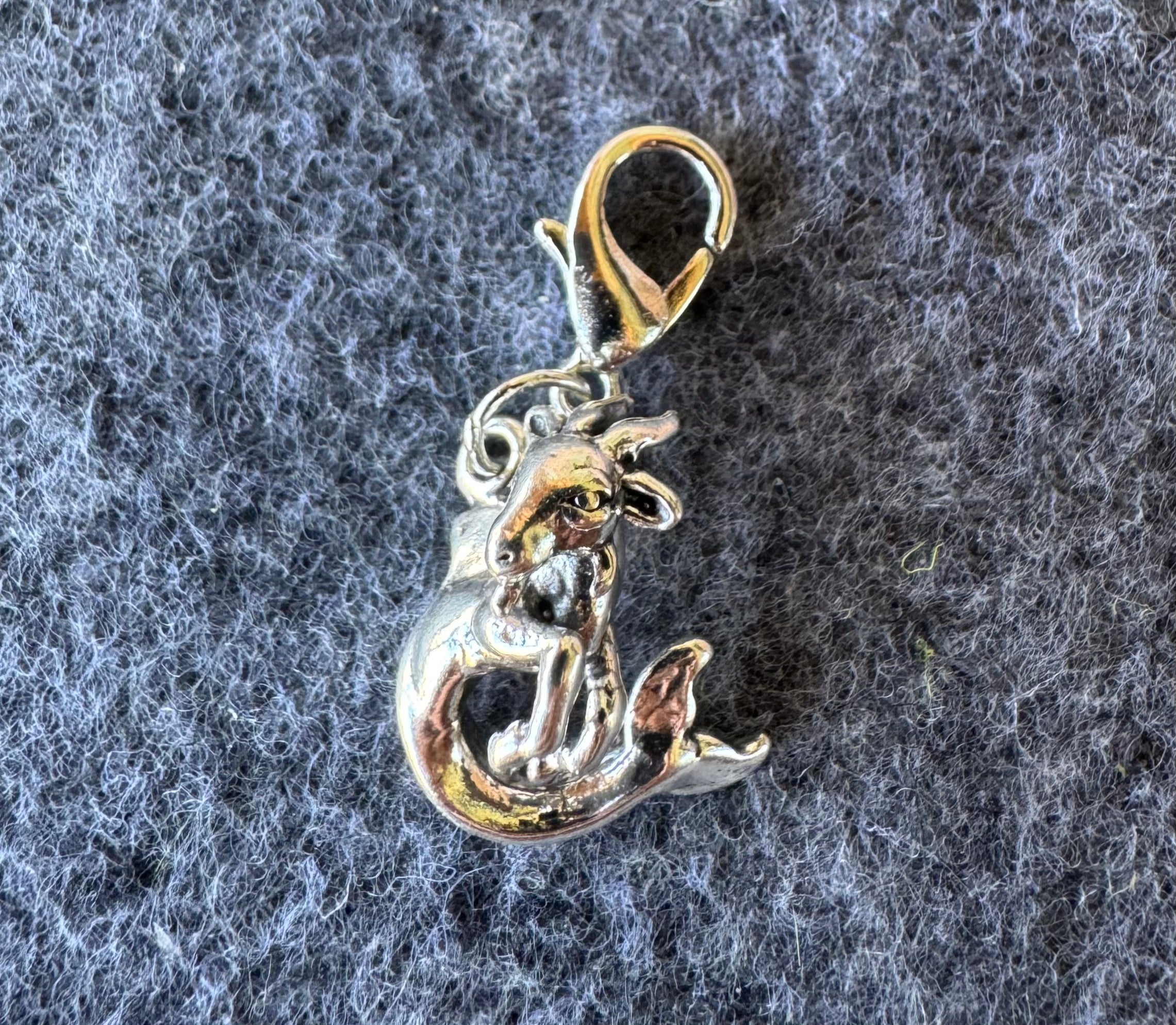 Handcrafted Sterling Silver Capricorn Charm