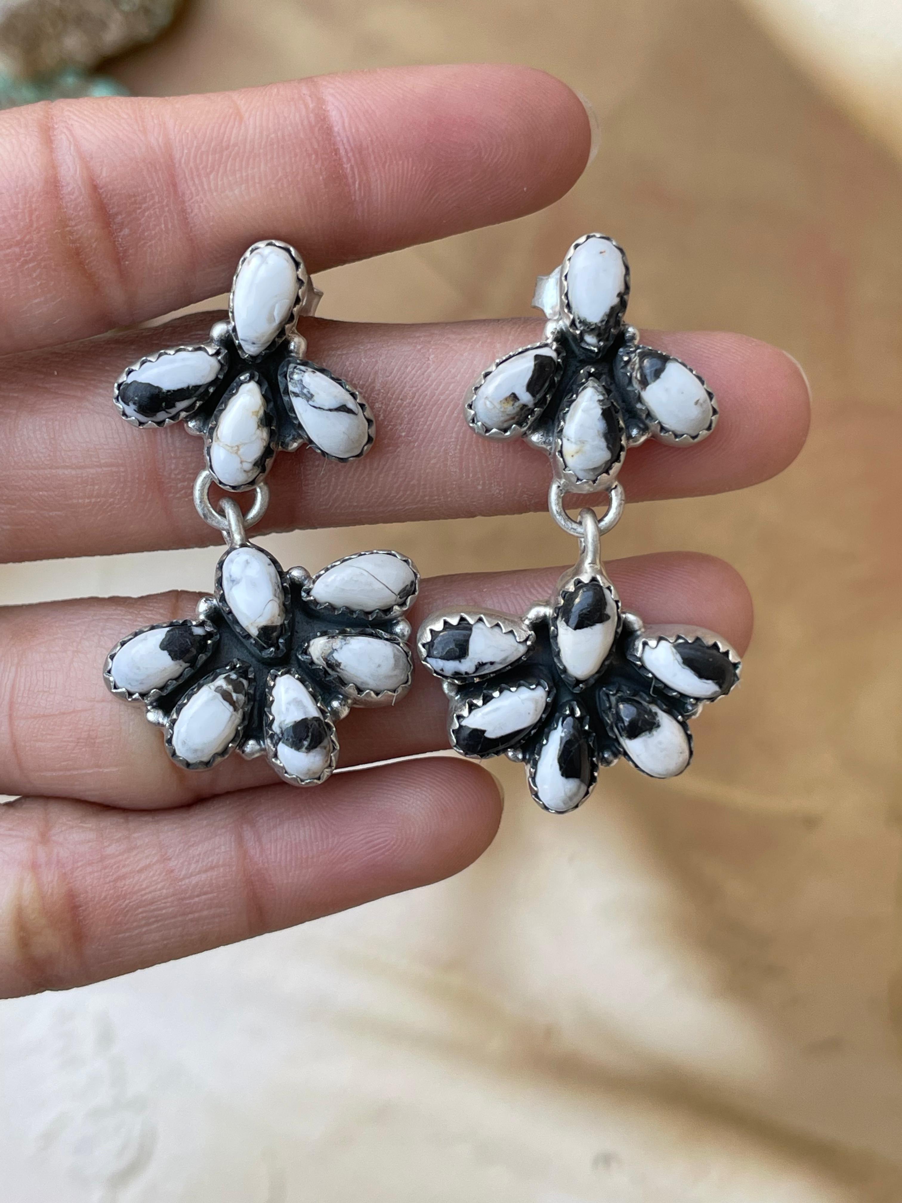 Handmade Sterling Silver Dangle Earring