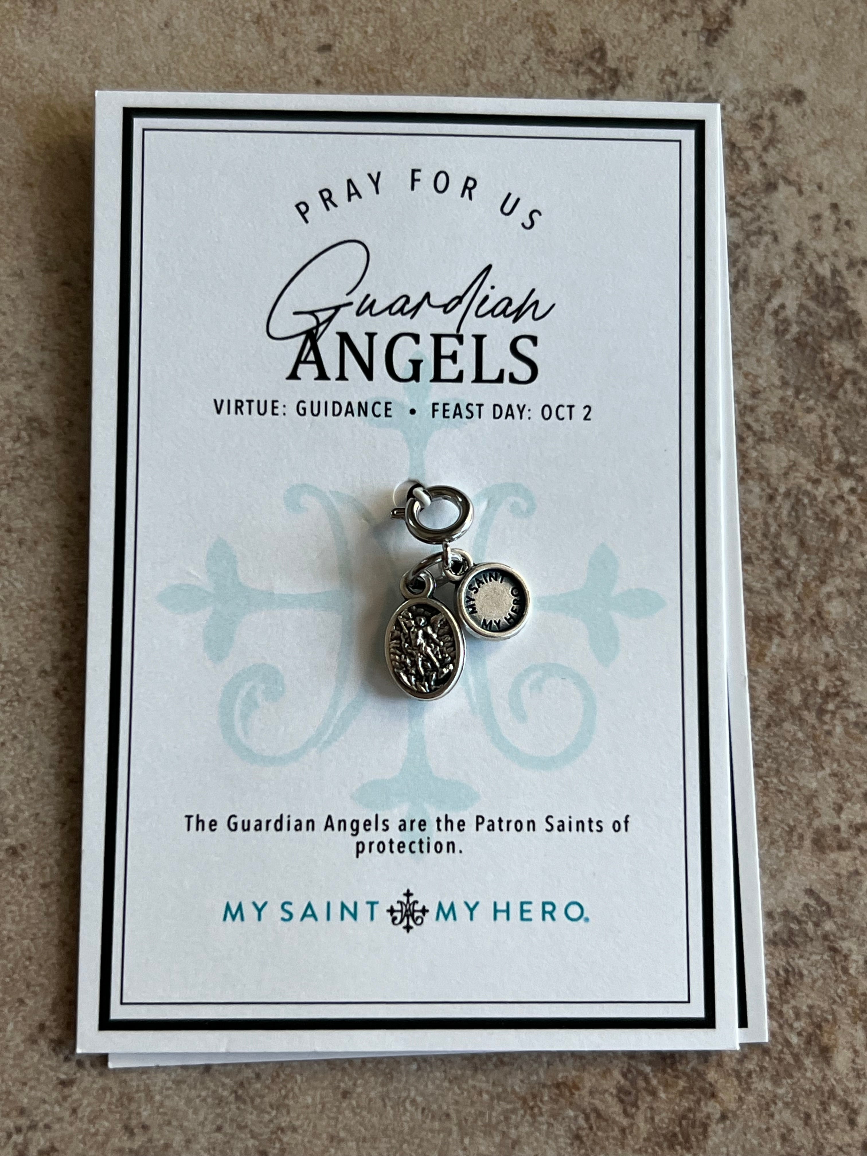 Guardian Angels Medal Charm