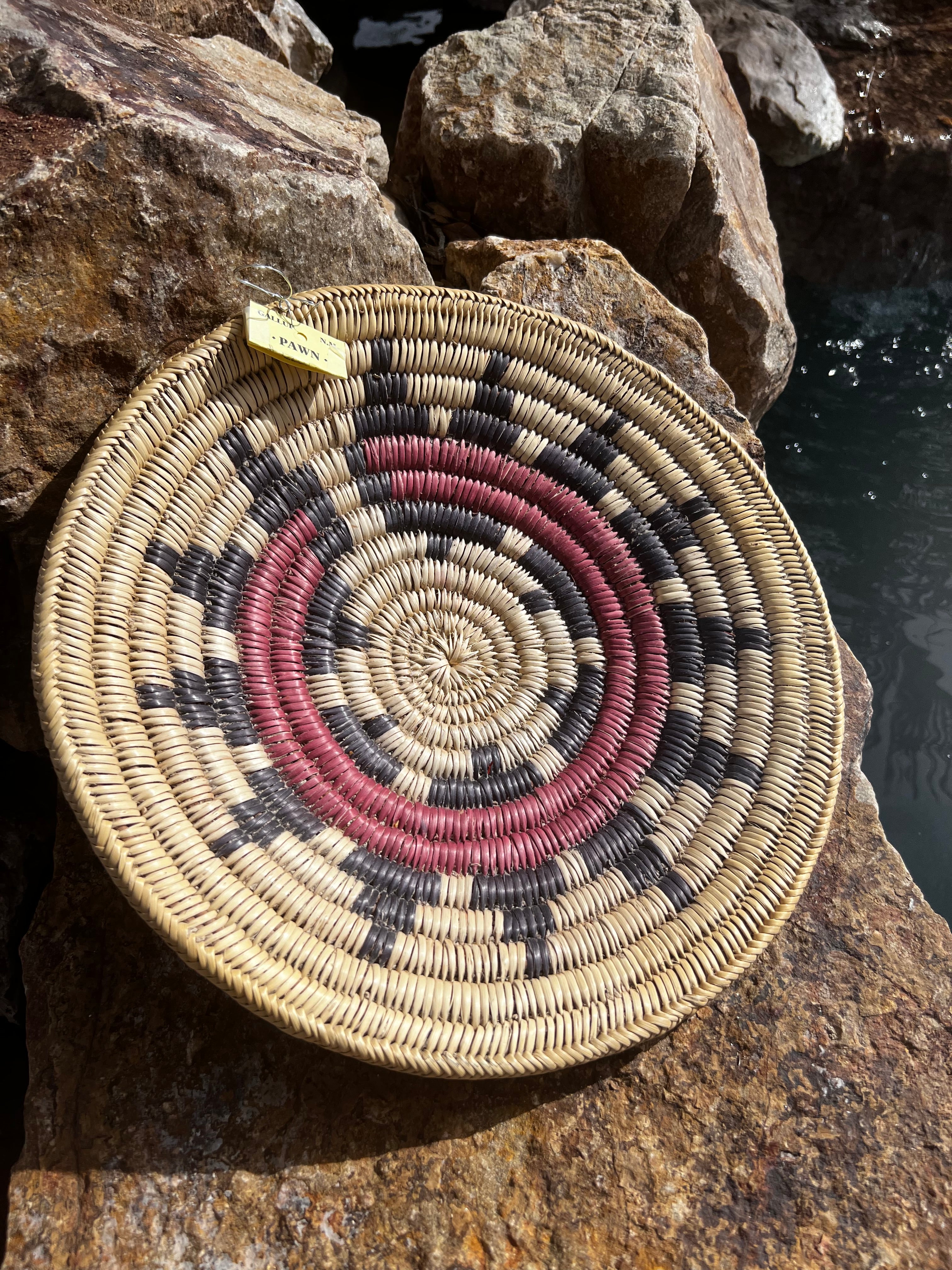 Old Pawn Handcrafted Woven Basket #6