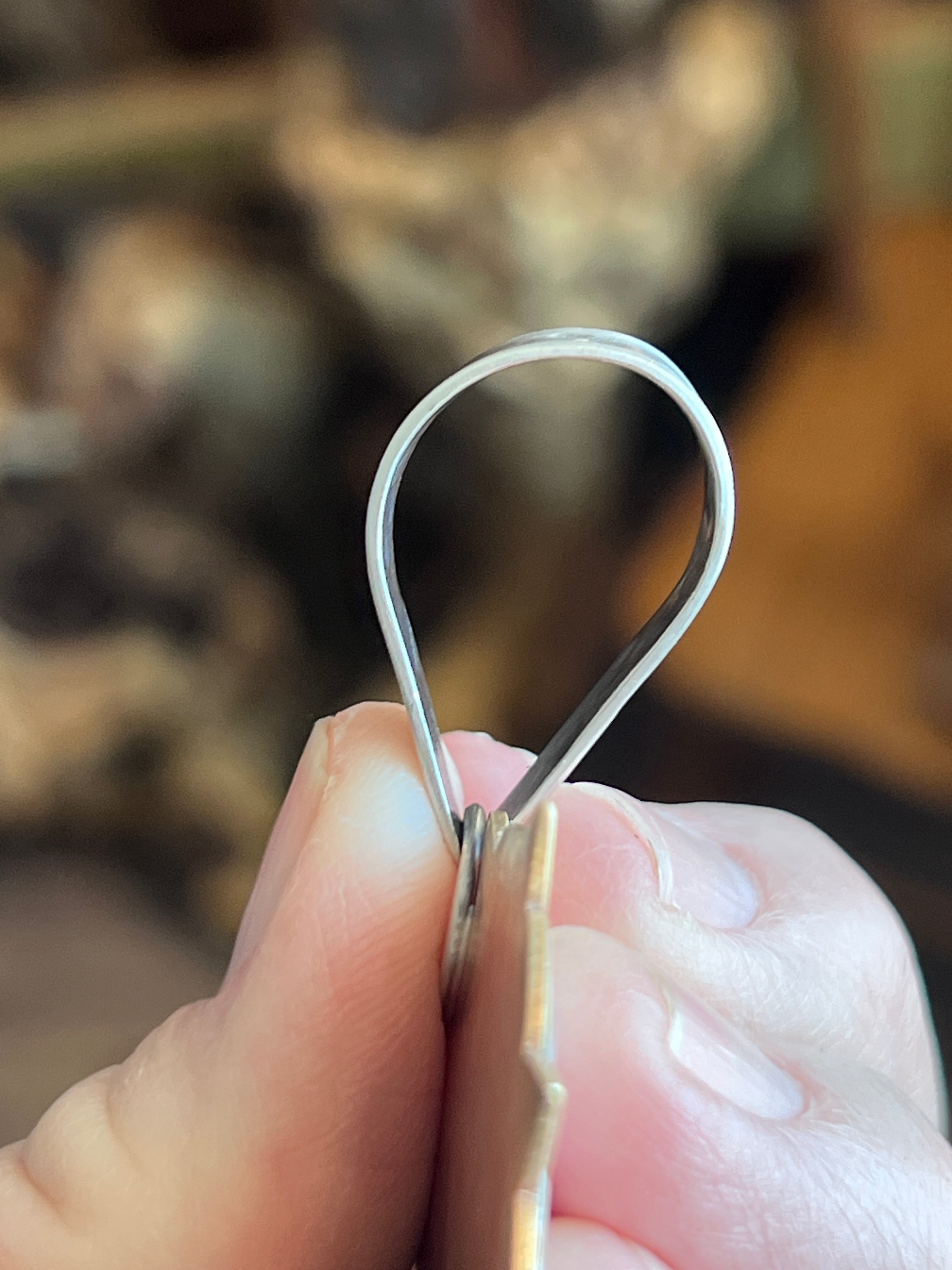 Kimari Somers Hand Stamped Sterling Silver, Brass & Spiny Oyster ‘Protect Your Heart’ Pendant