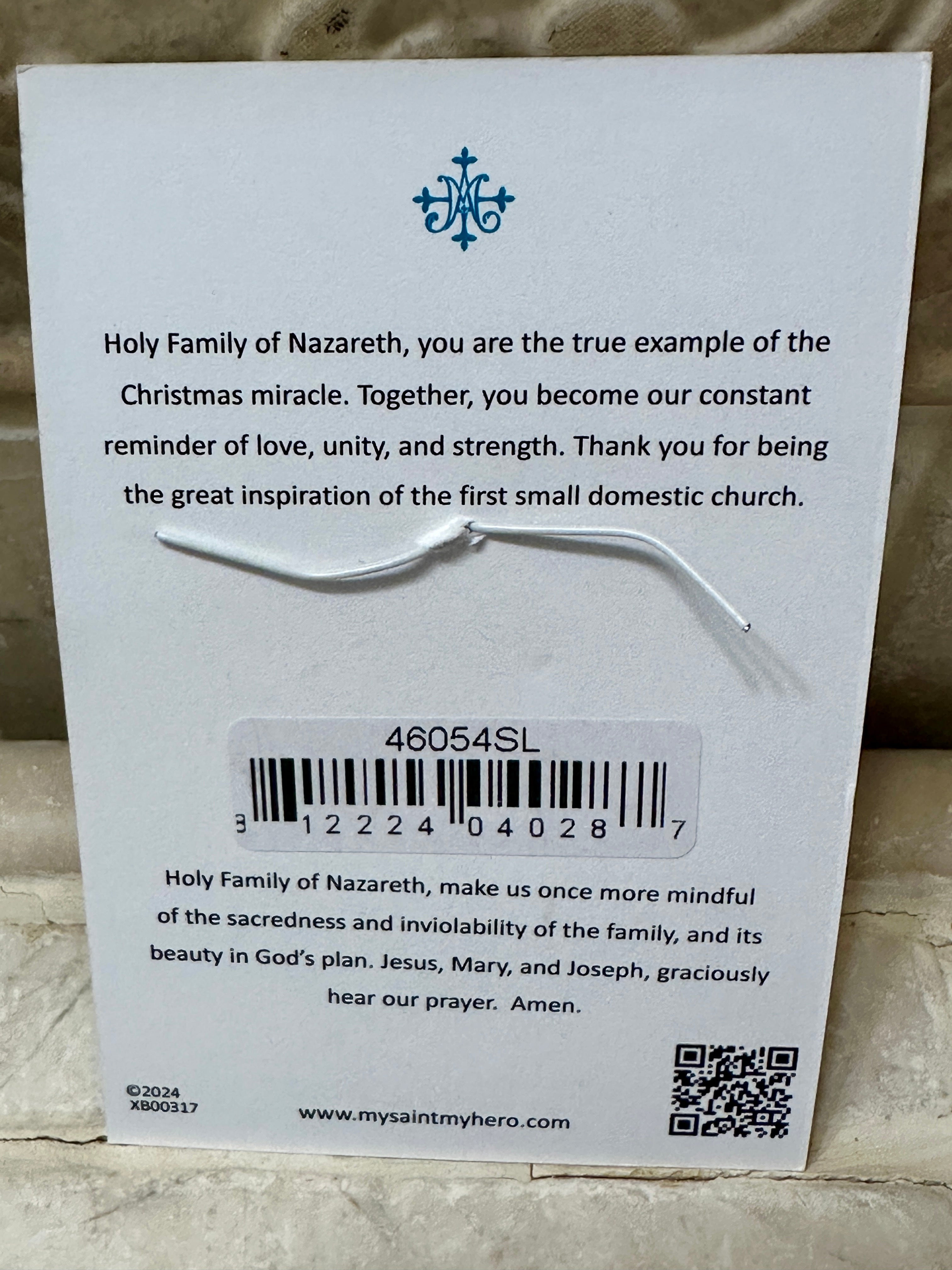 Holy Family Christmas Medal