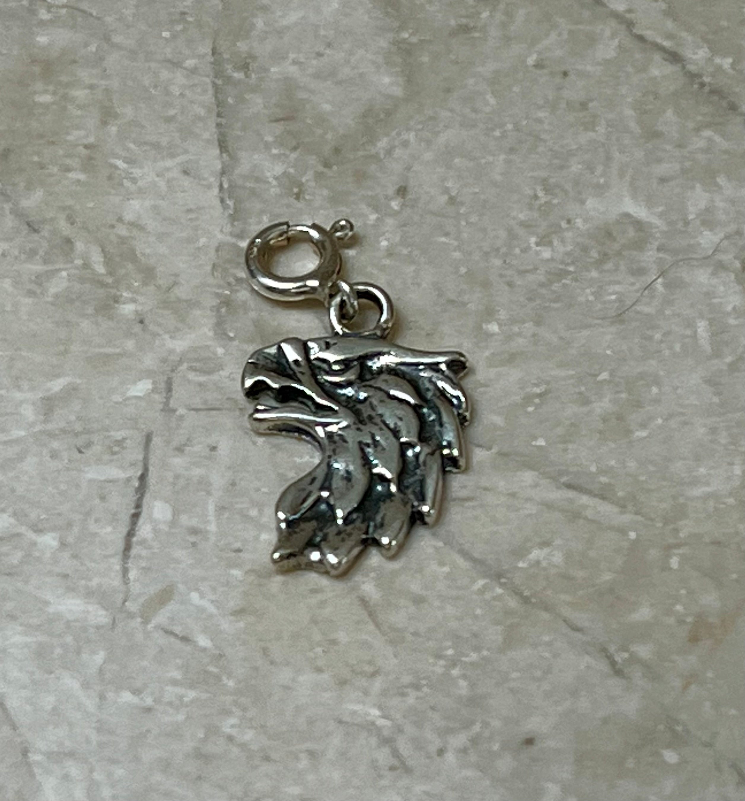 Hand Crafted Sterling Silver Eagle Charm