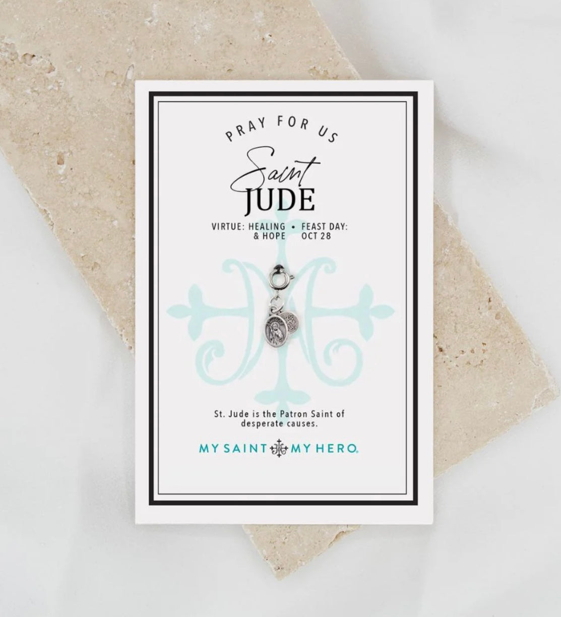 Saint Jude Medal Charm