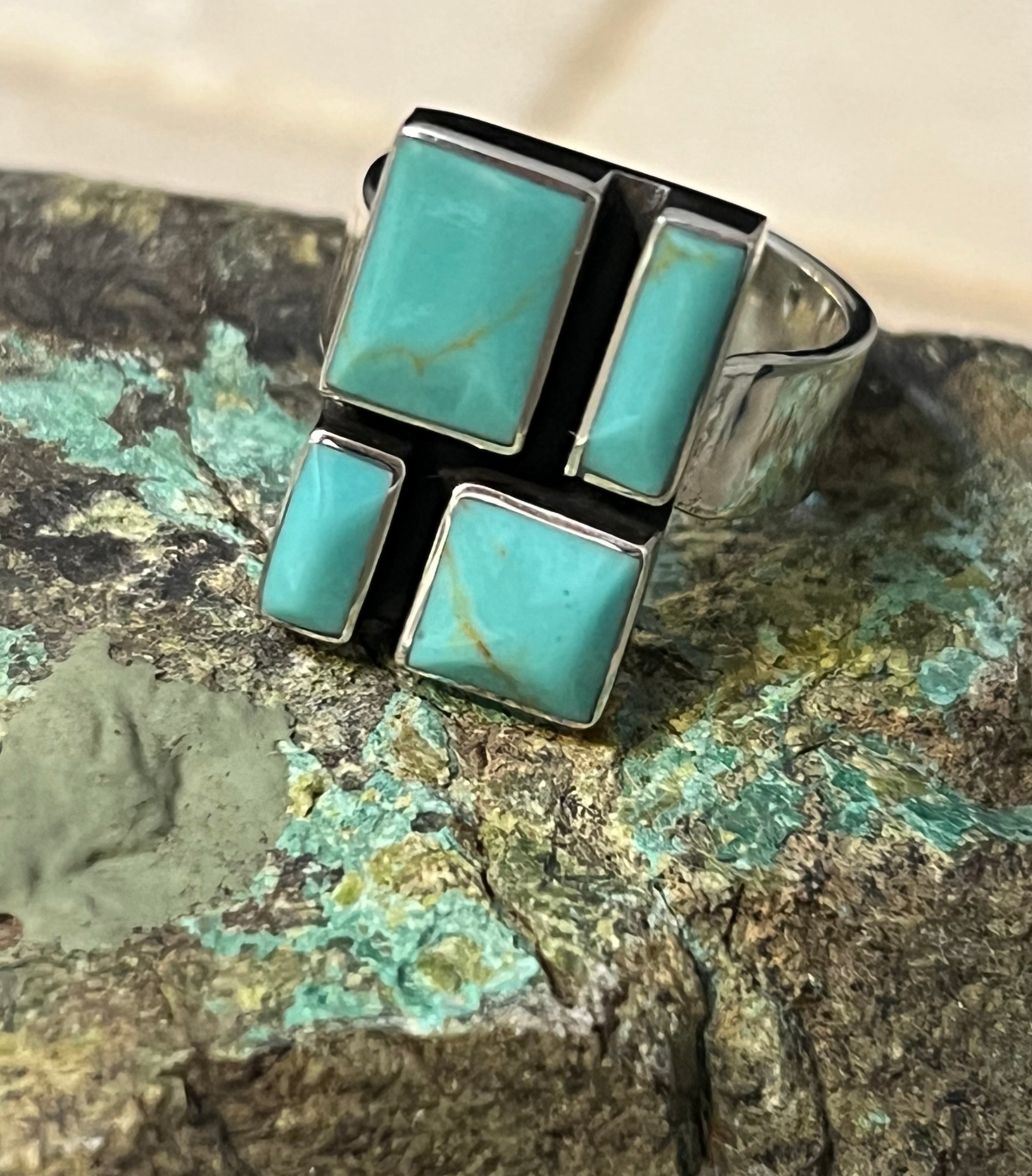 Turquoise Mosaic Ring
