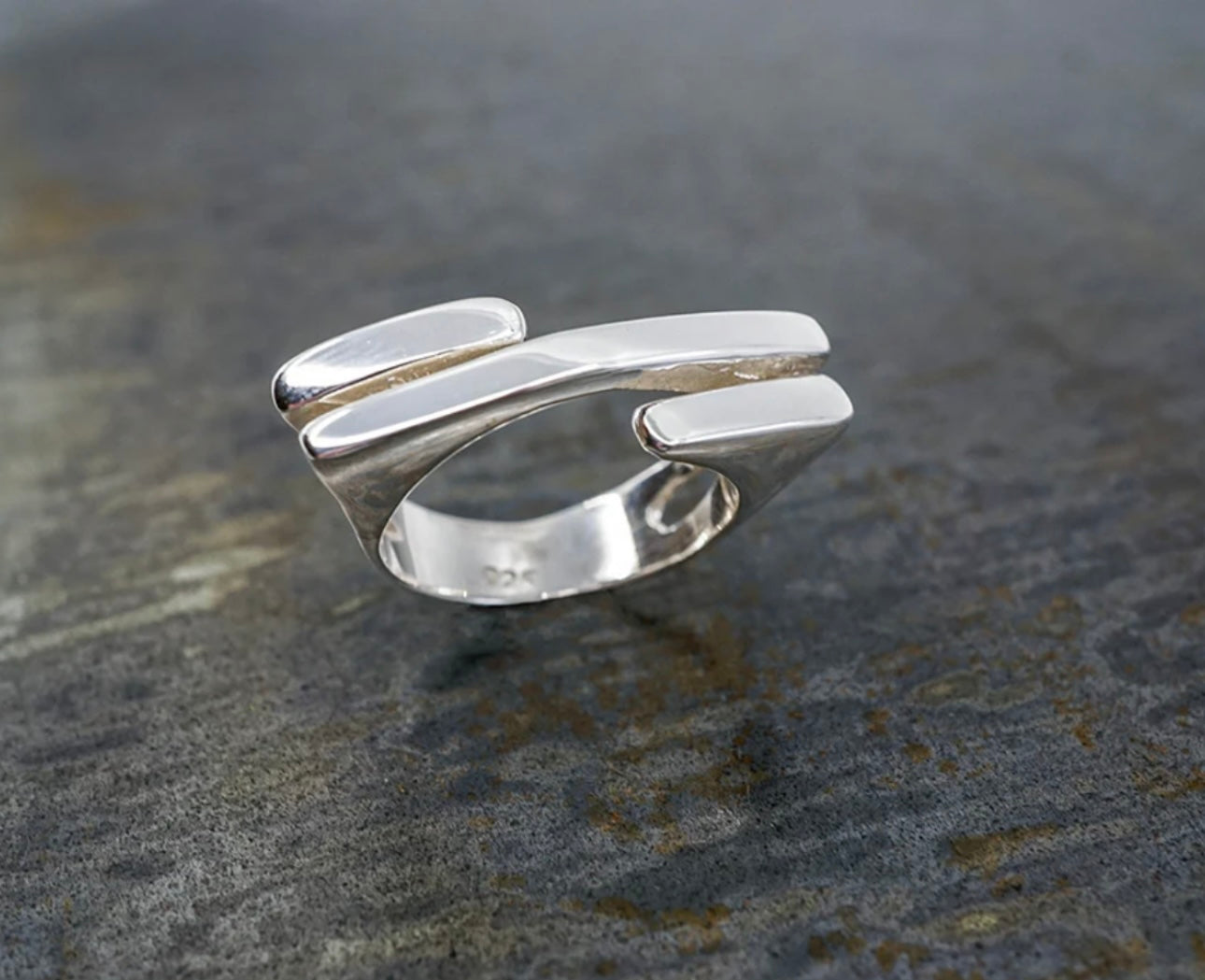 Linear Lines Ring