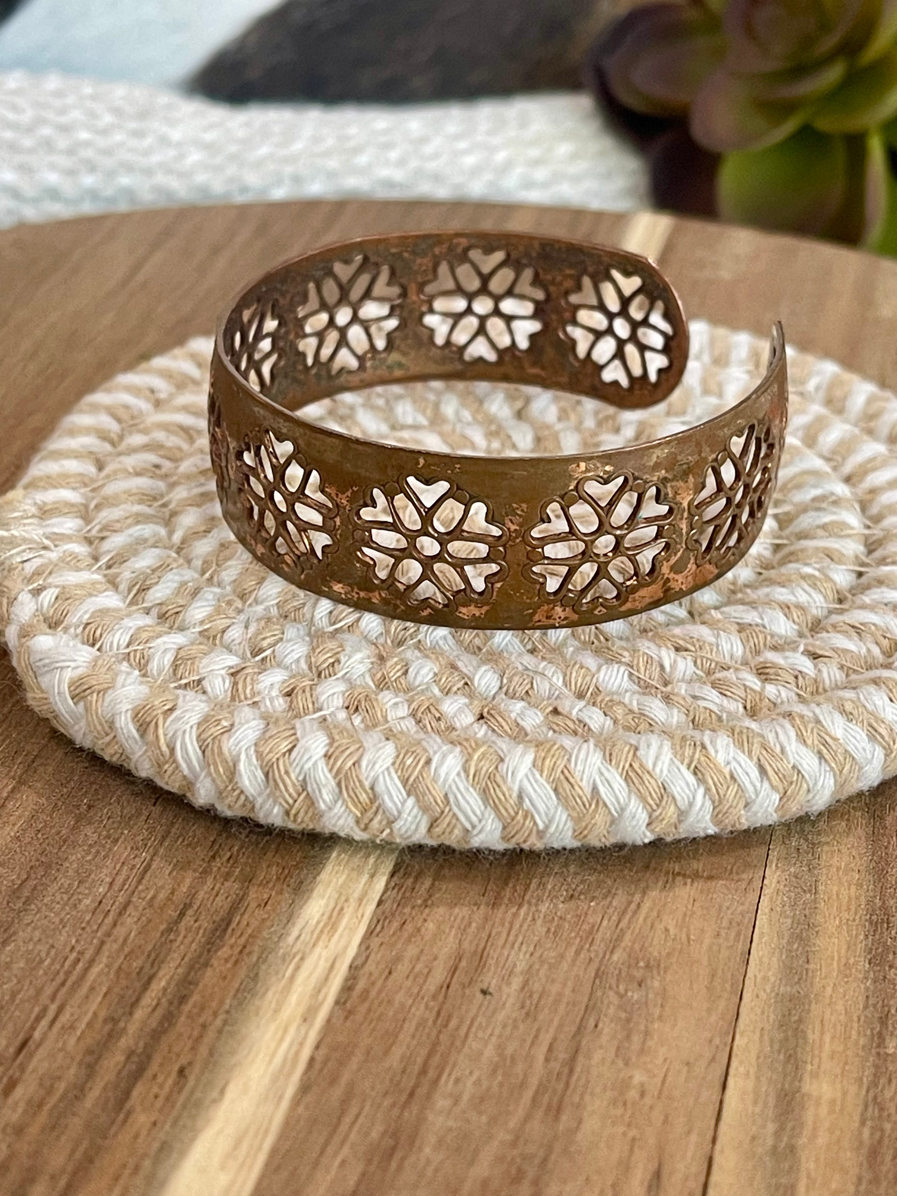 Vintage Handmade Copper Cuff