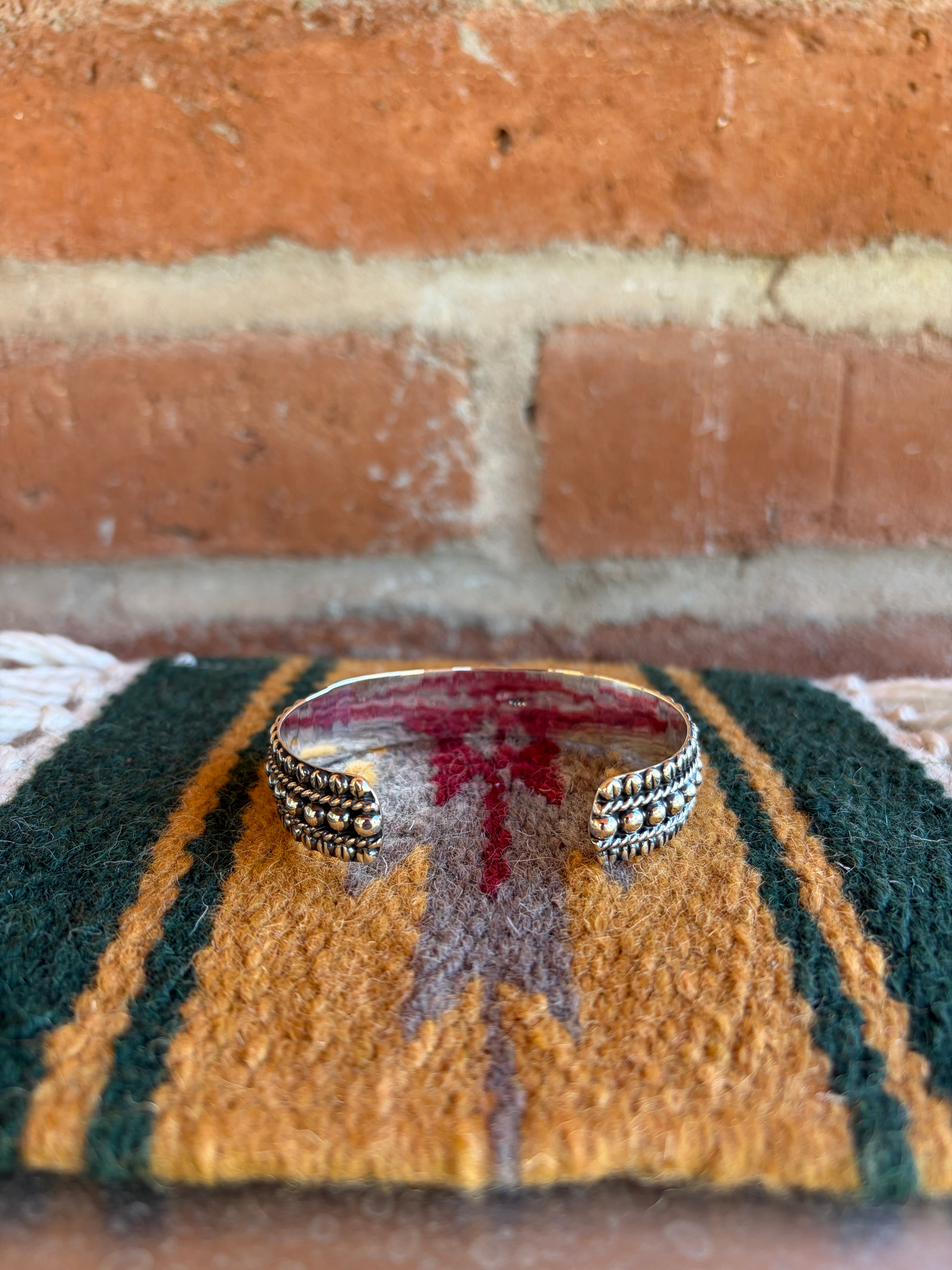 Handcrafted Sterling Silver Cuff Bracelet