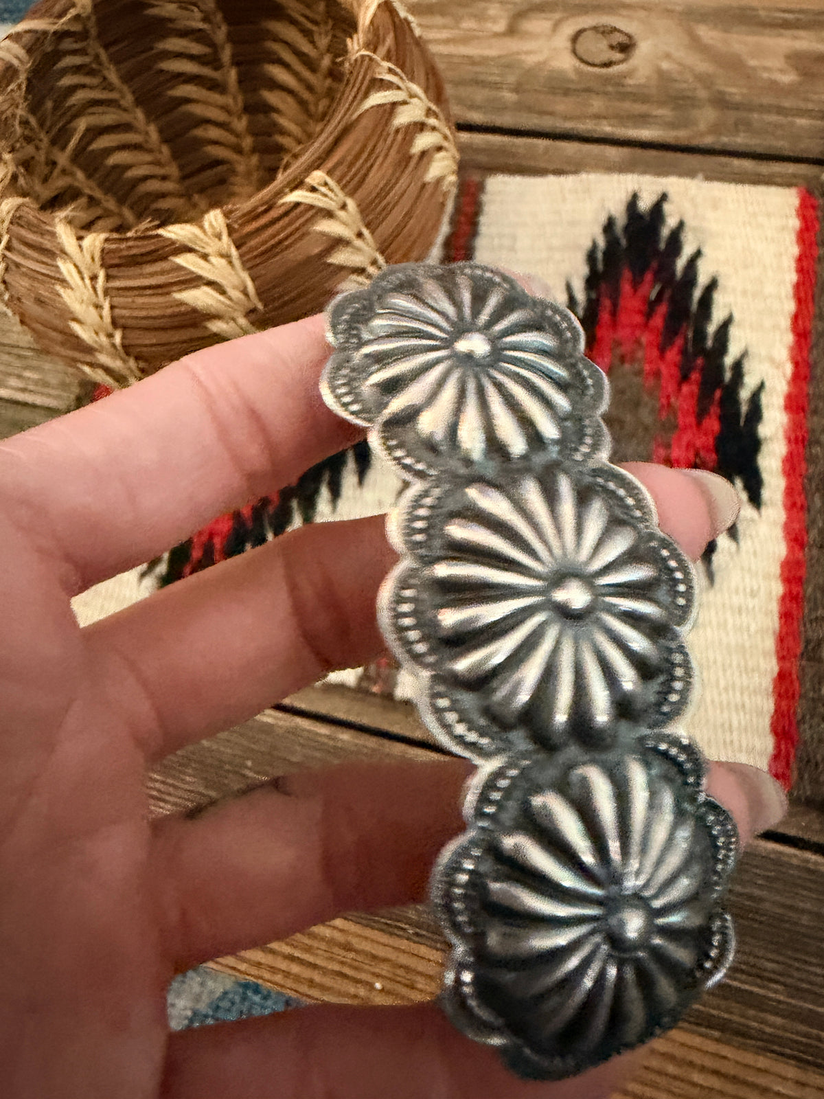 Old Pawn Handcrafted Sterling Silver Hair Barrette