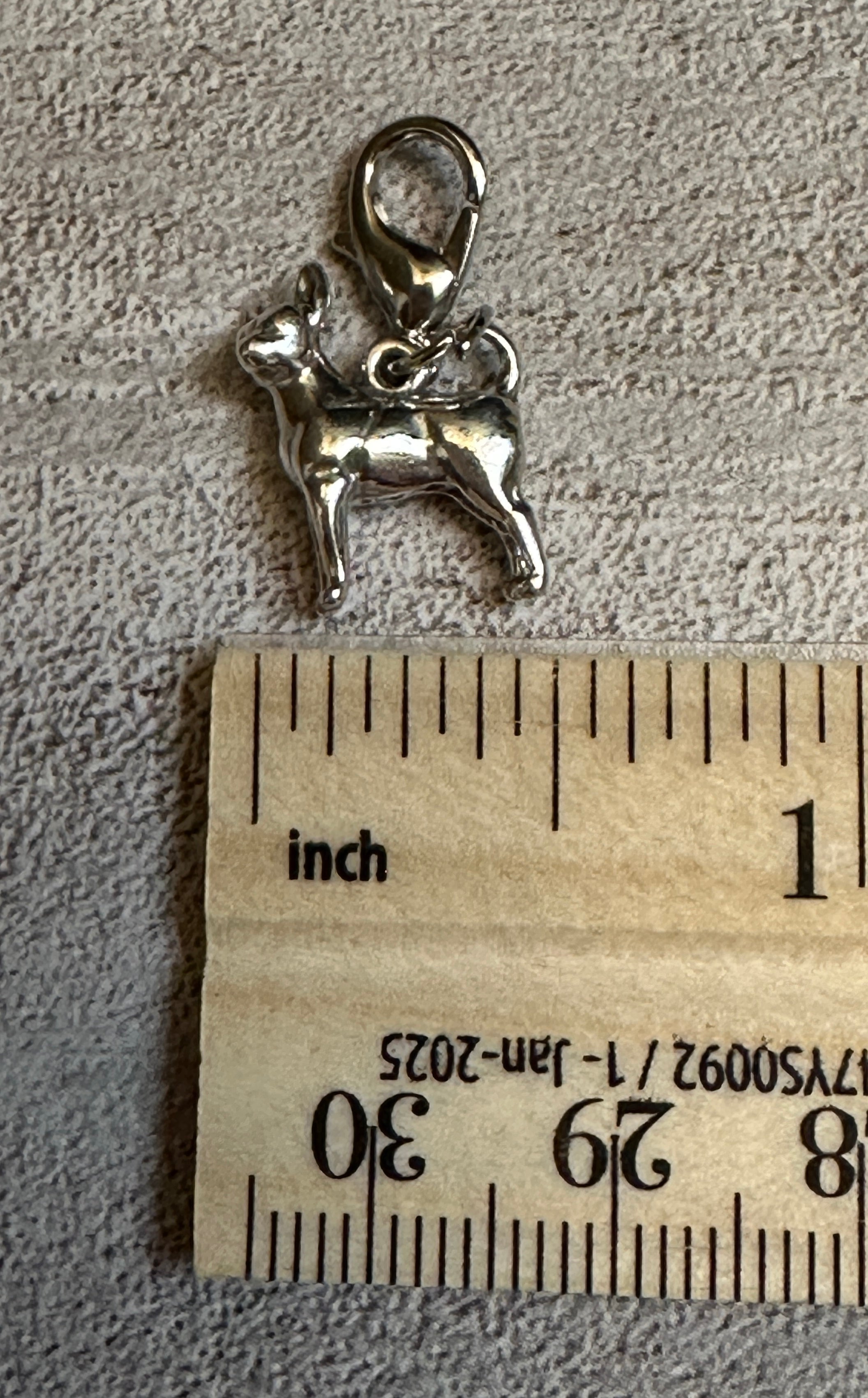 Handcrafted Sterling Silver Chihuahua Dog Charm