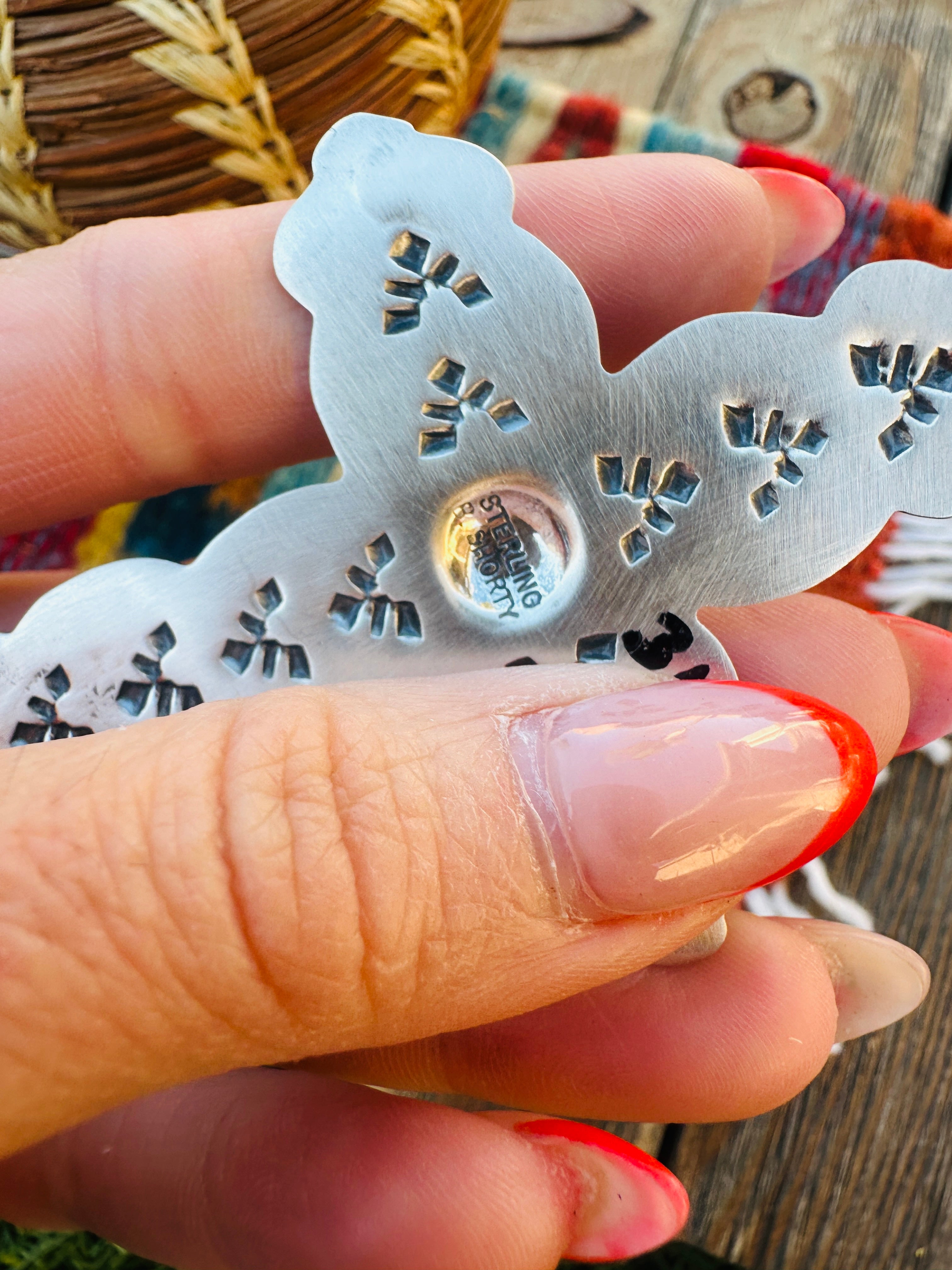 Handcrafted Sterling Silver Cross Pendant by Benson Shorty