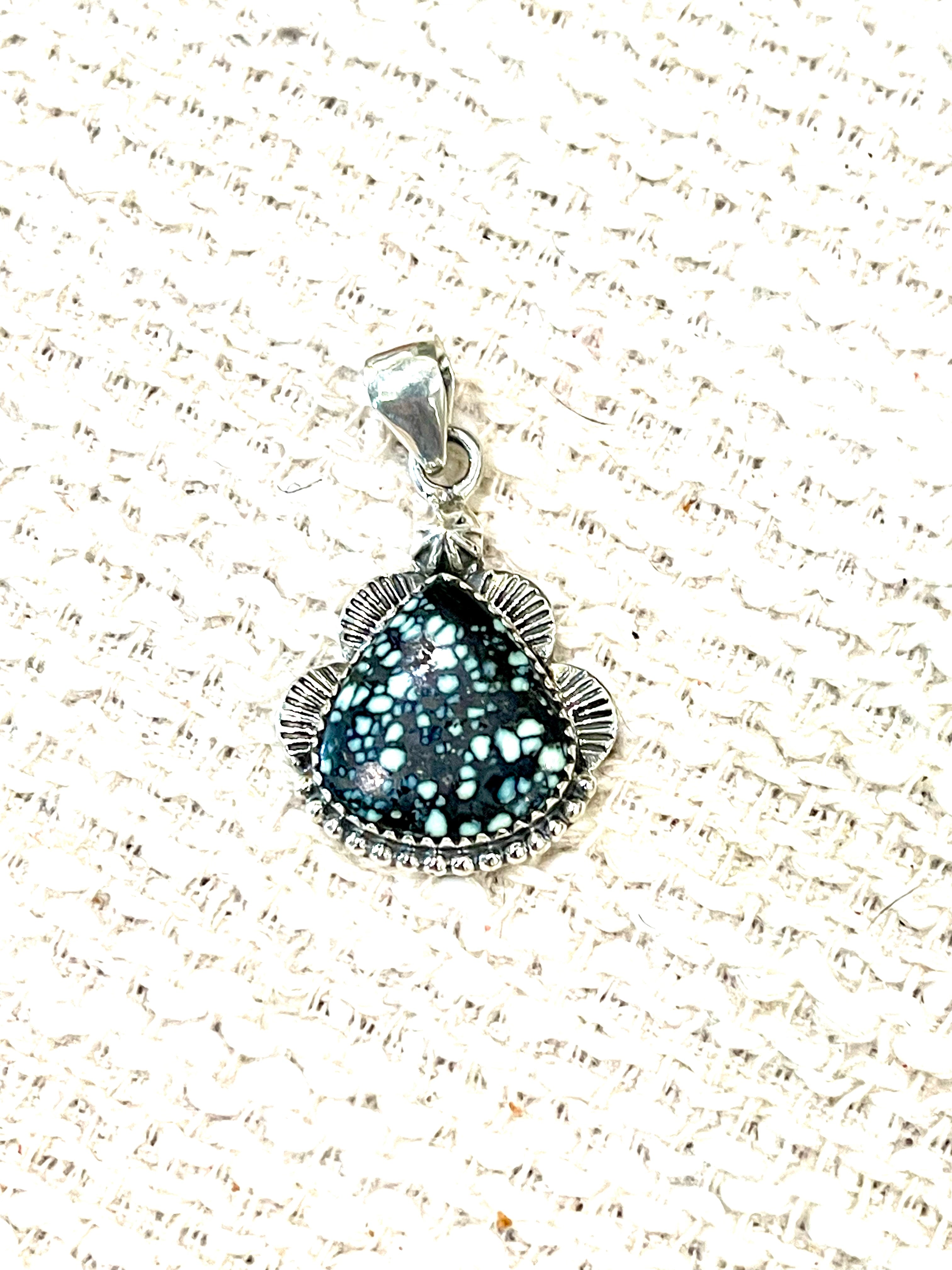 Handcrafted Sterling Silver & Variscite Pendant