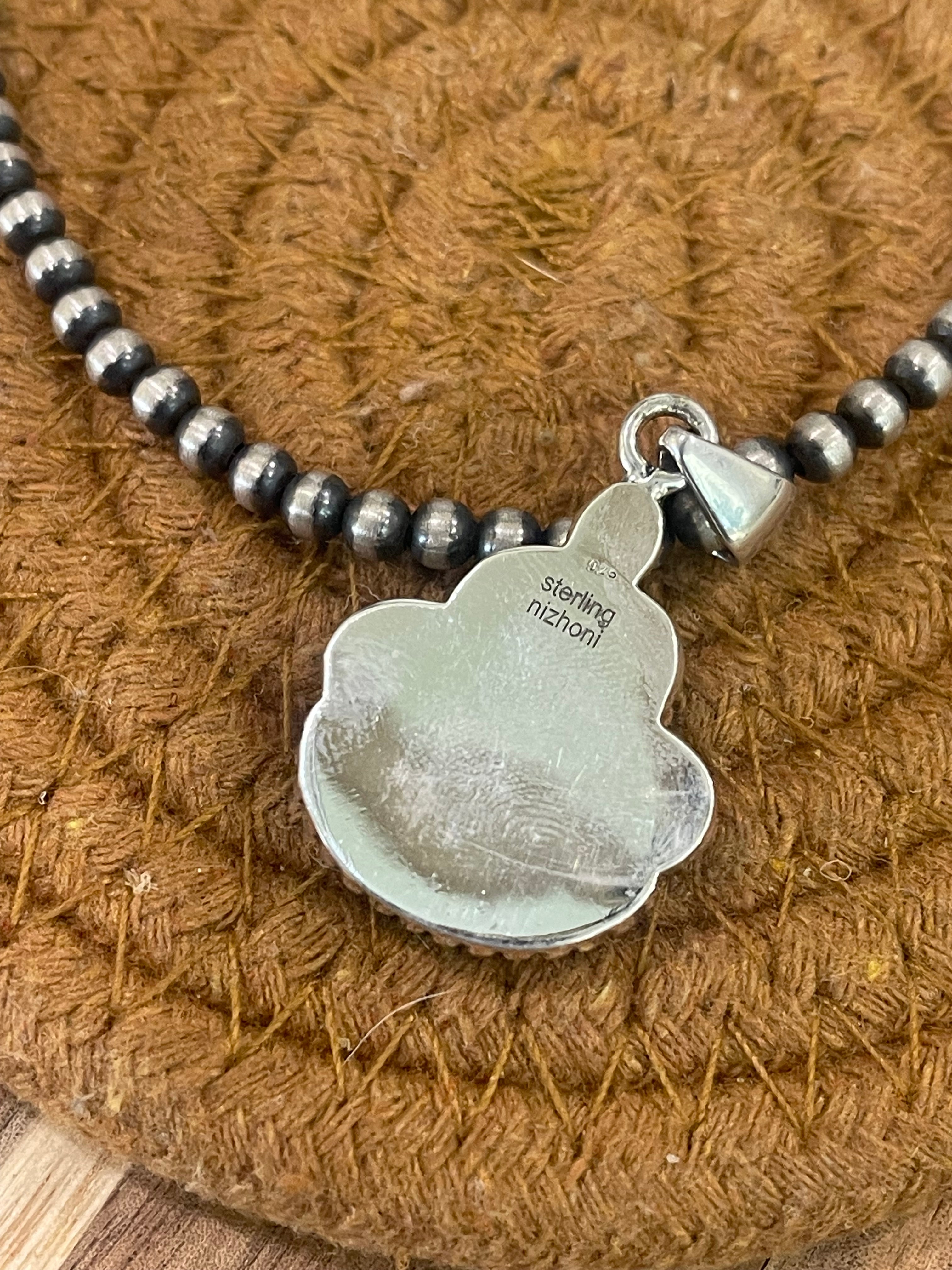 Handcrafted Sterling Silver & Variscite Pendant