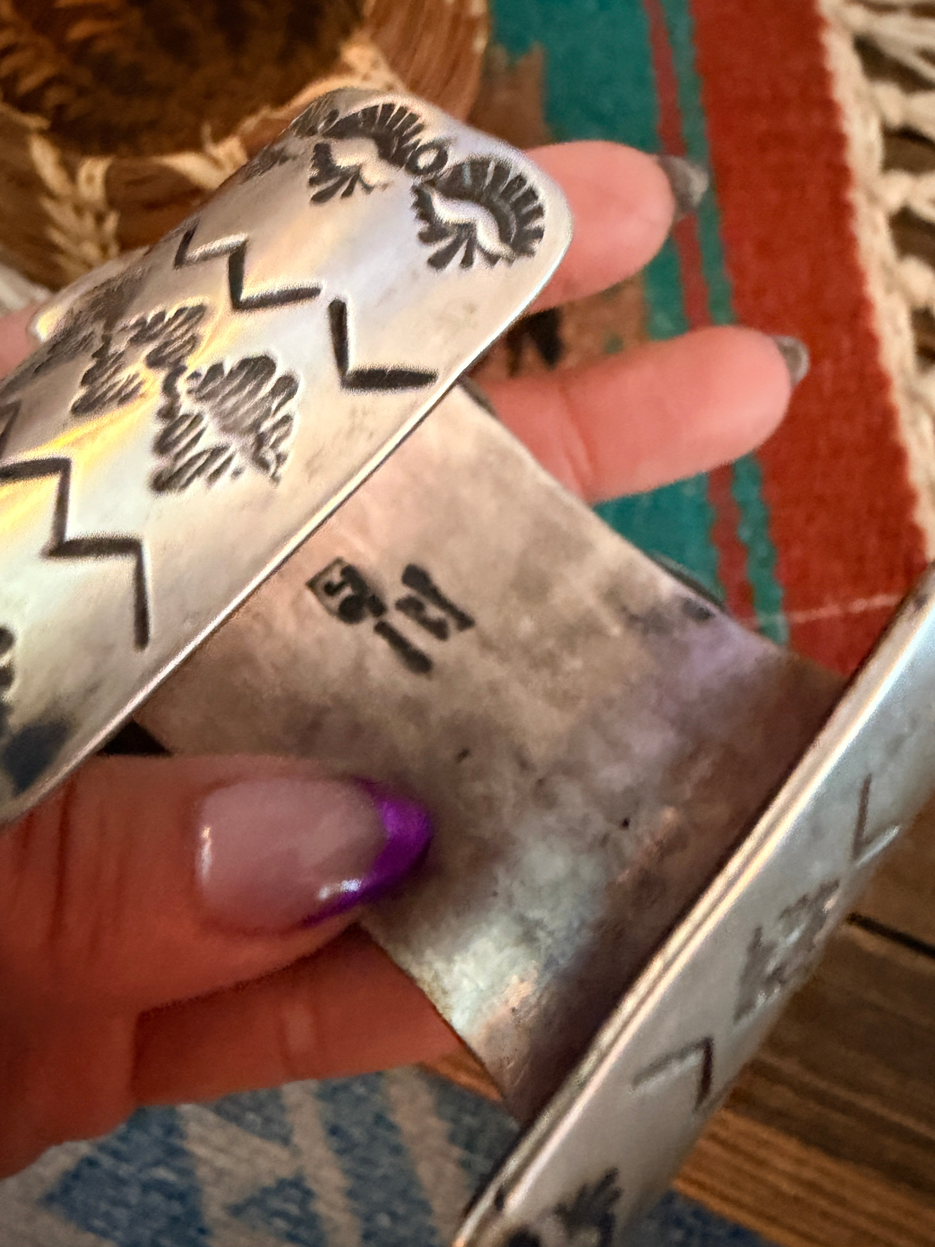 Handcrafted Multi Stone & Sterling Silver Cuff Bracelet by Chimney Butte