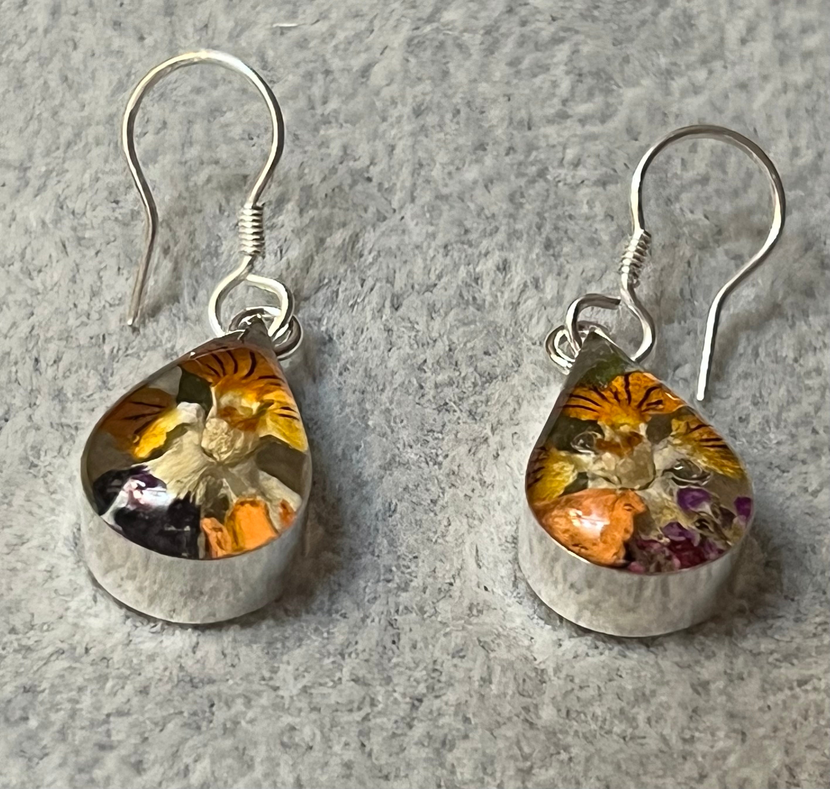 Primavera Small Teardrop Earrings on Hook