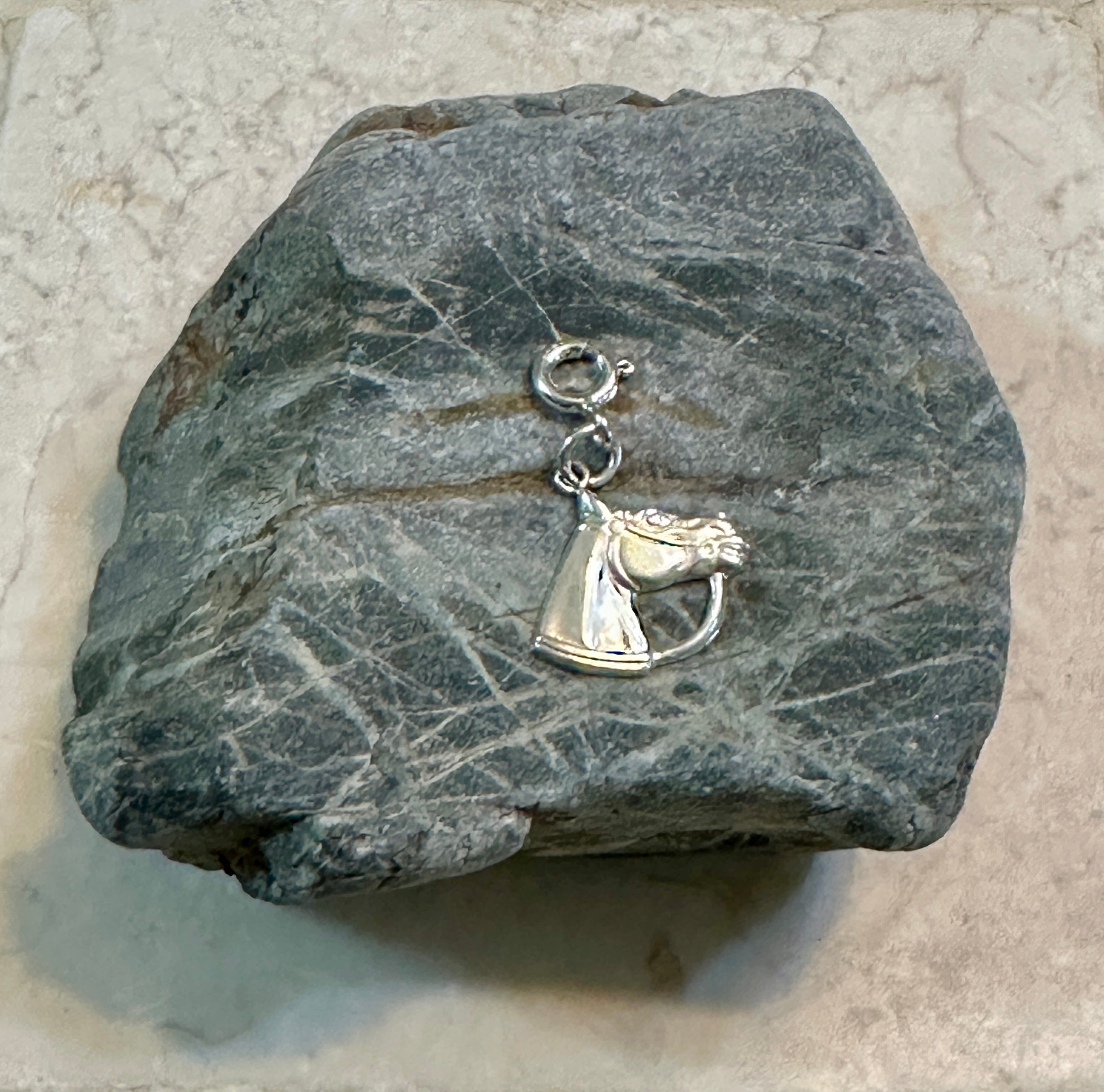 Sterling Silver Horse Head Charm