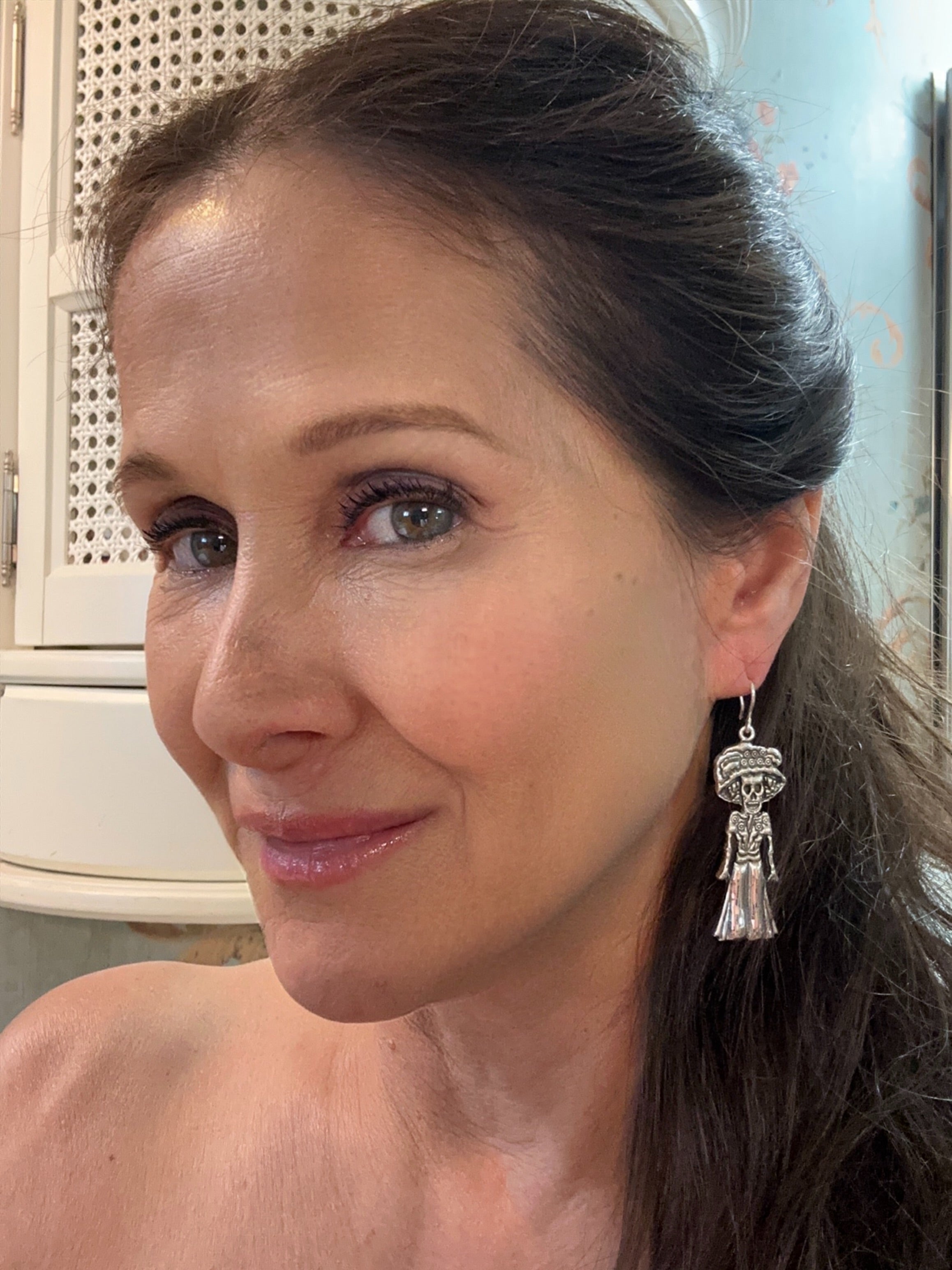 Catrina Couple Sterling Silver Earrings