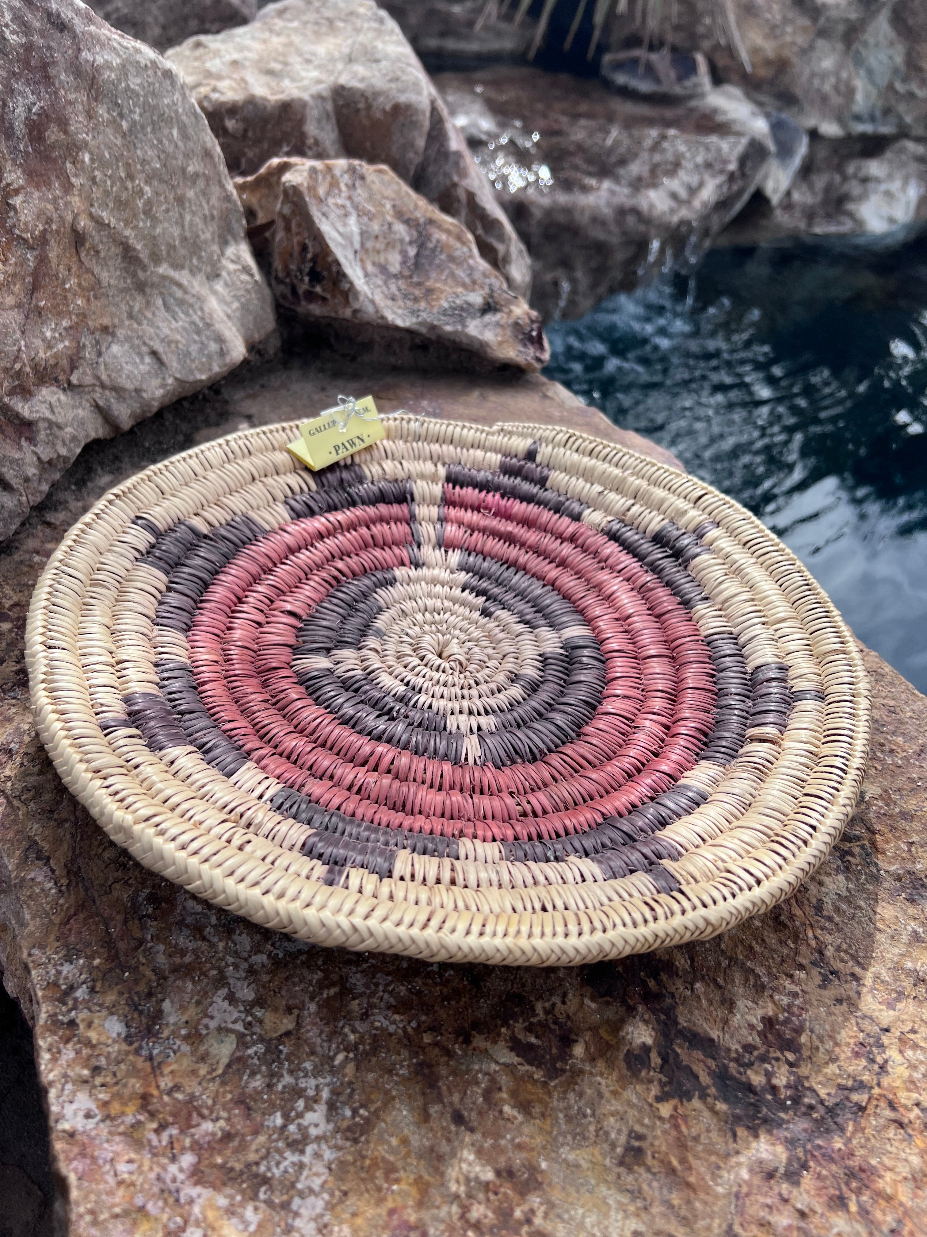 Old Pawn Handcrafted Woven Basket #11