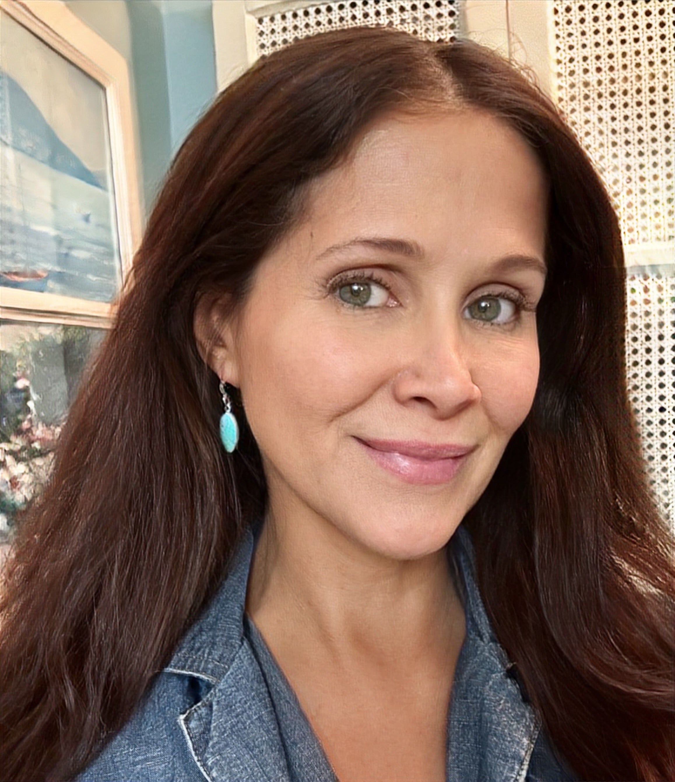 Petite Turquoise Marquise Earrings