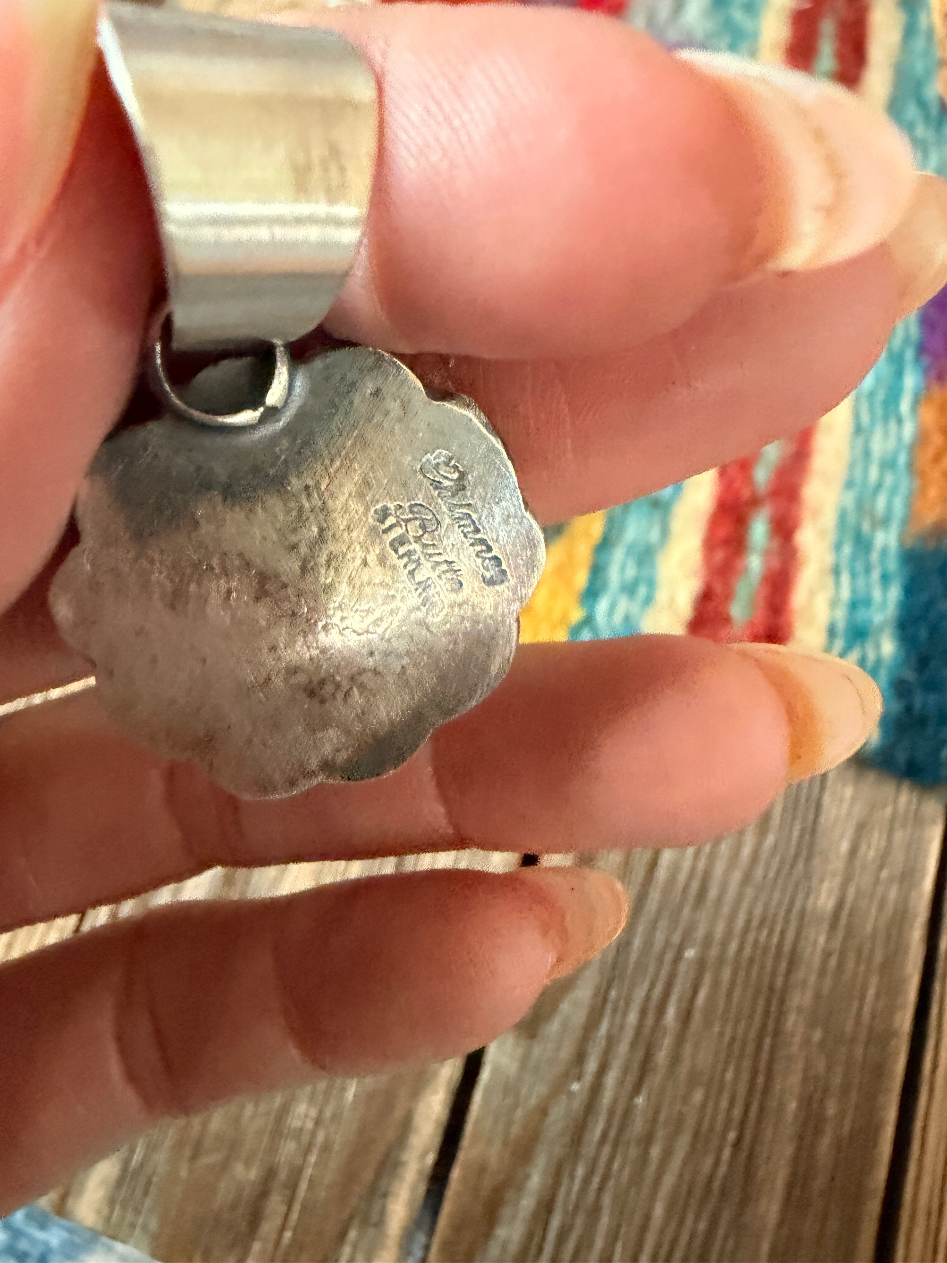Handcrafted Sterling Silver Flower Pendant by Chimney Butte
