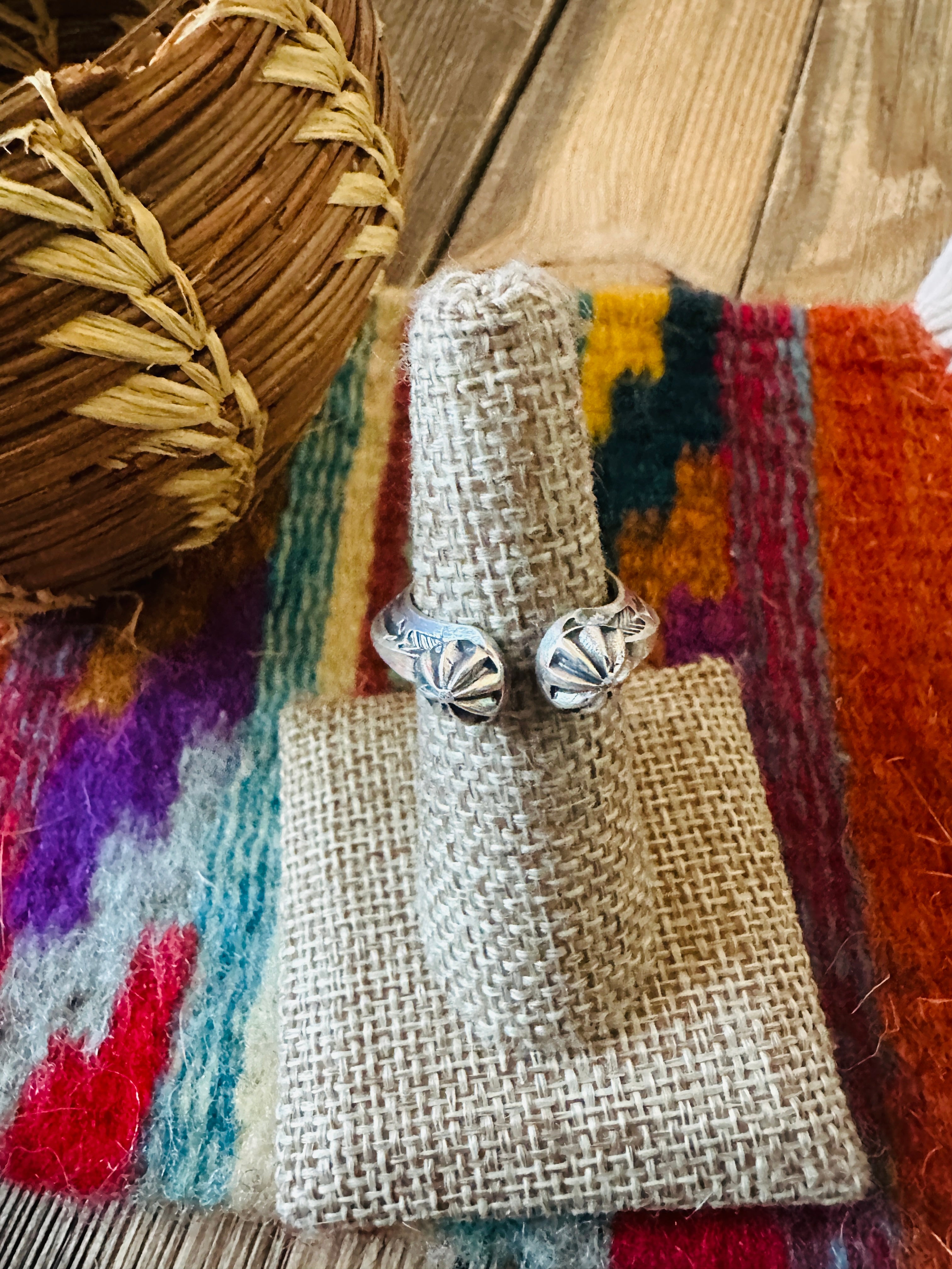 Handcrafted Sterling Silver Band Ring Size 6.5 by Sunshine Reeves