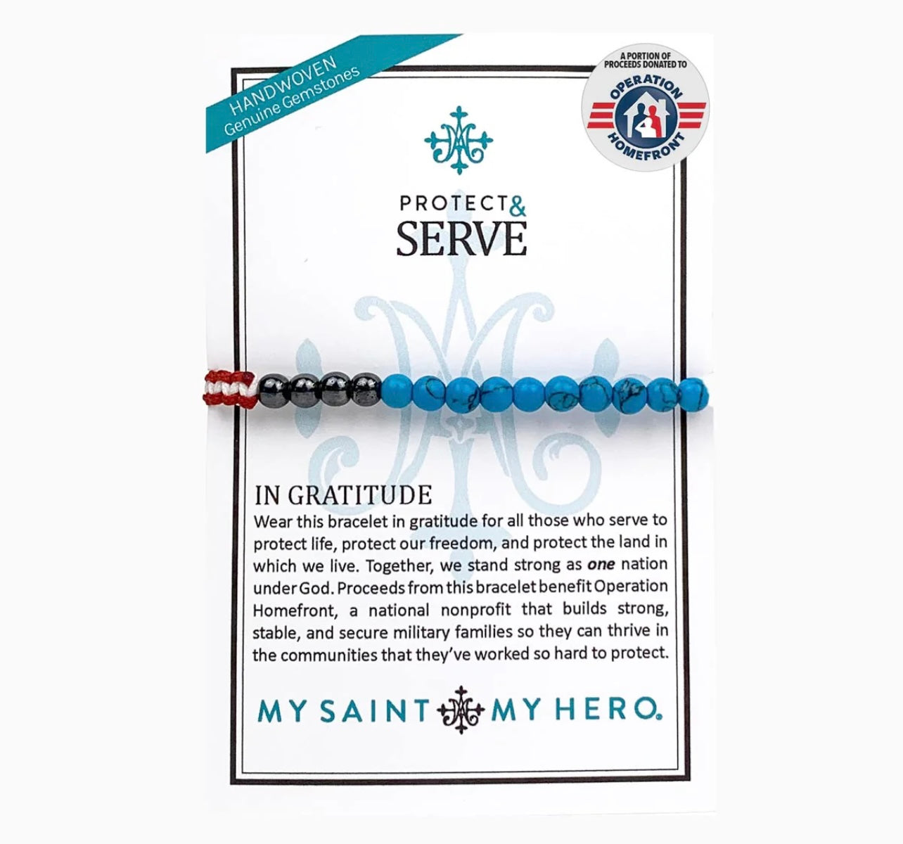 Protect & Serve in Gratitude Bracelet