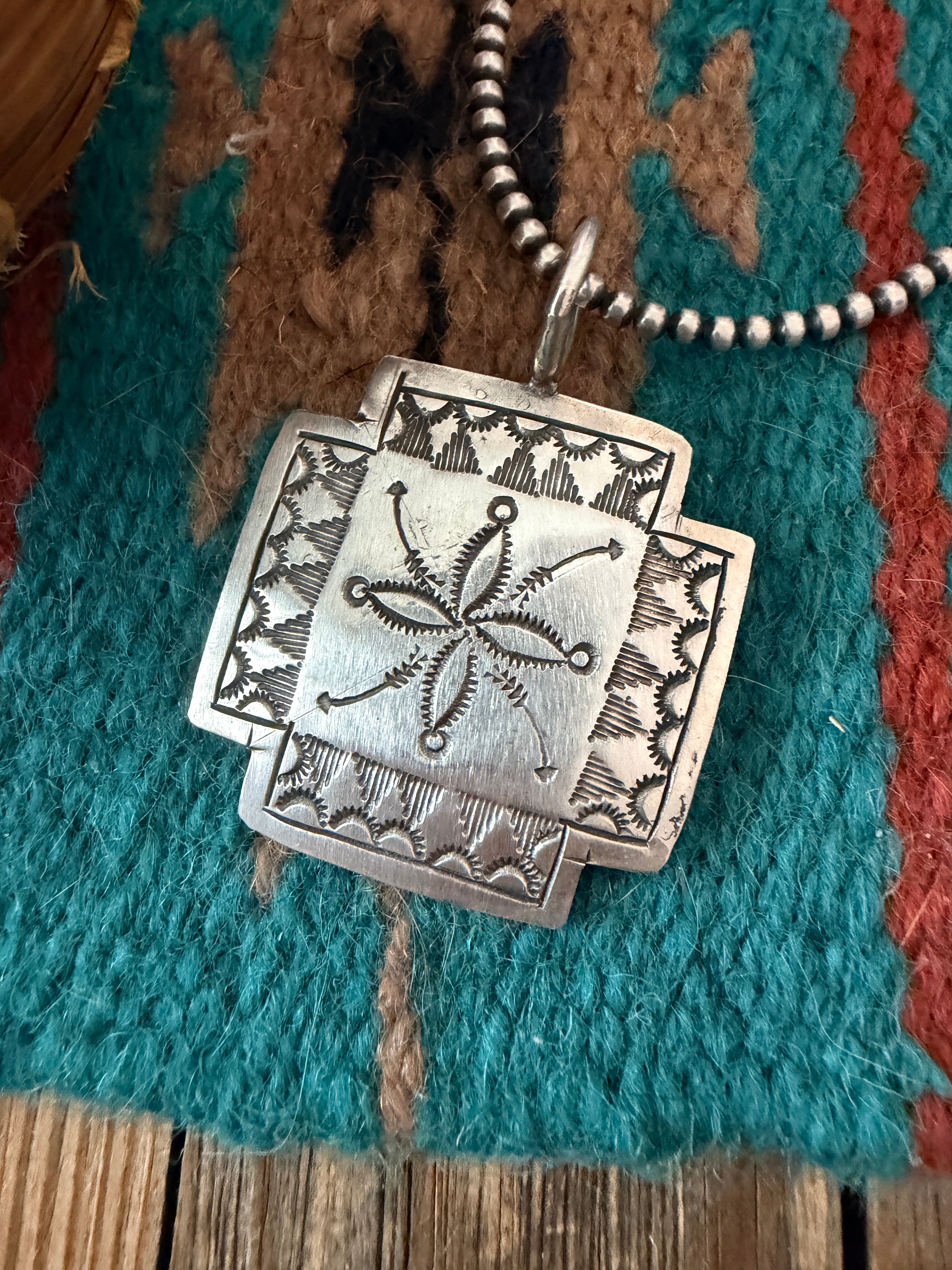 Handcrafted Sterling Silver Cross Pendant