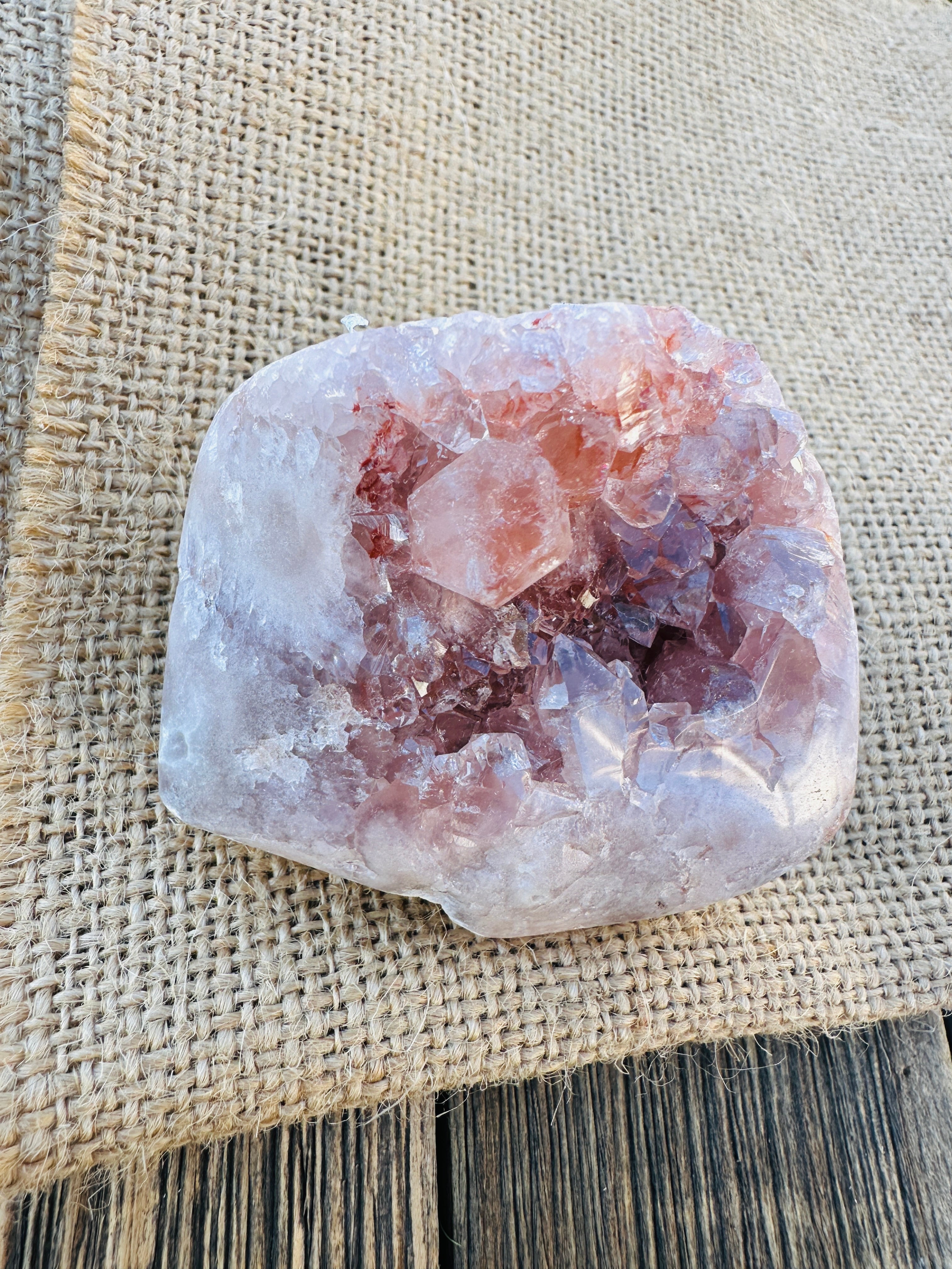 ✨ Nizhoni Crystals ✨ Pink Amethyst Geode Cluster