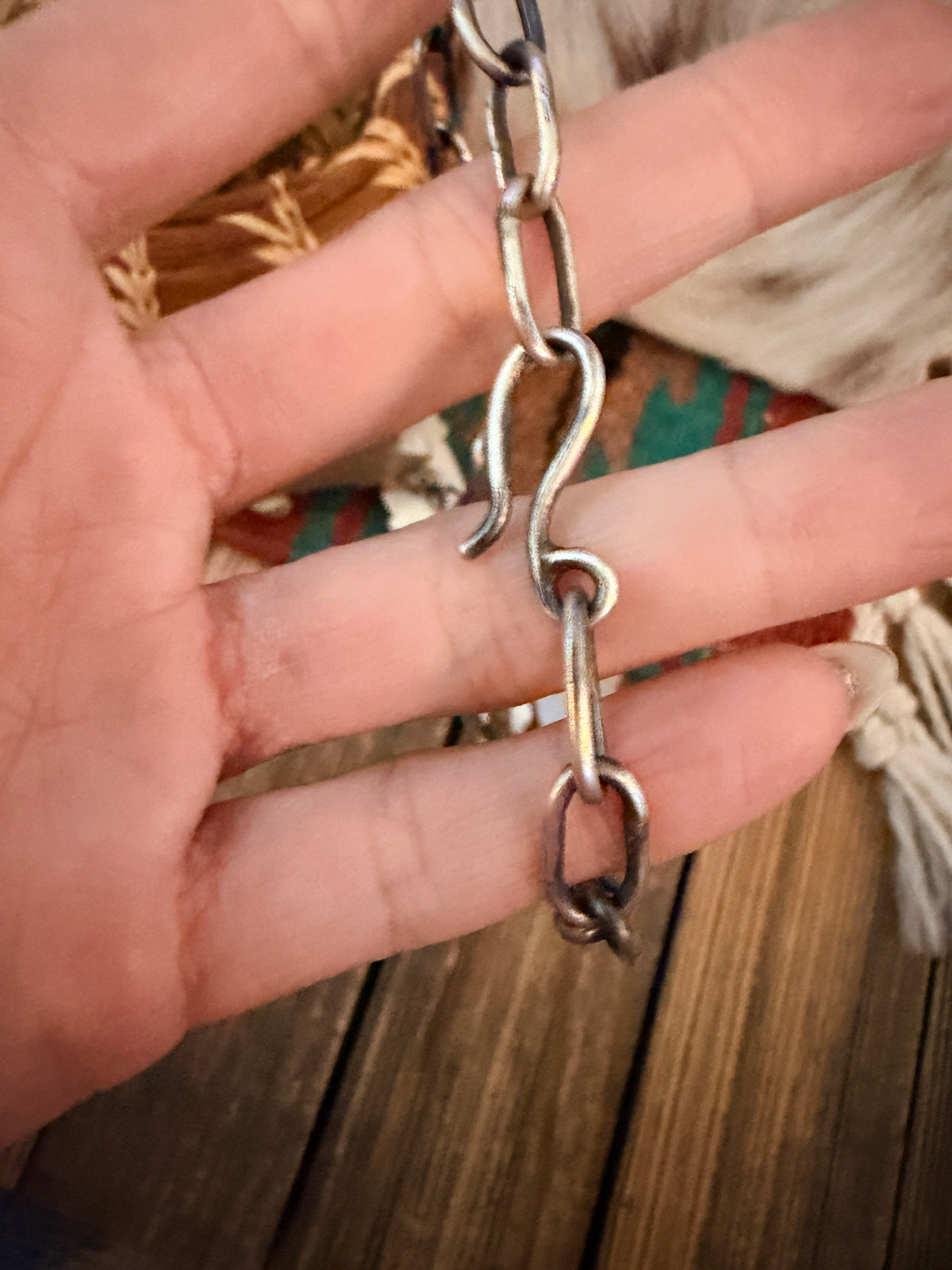 Handcrafted Spiny Oyster & Sterling Silver Necklace by Ella Peter