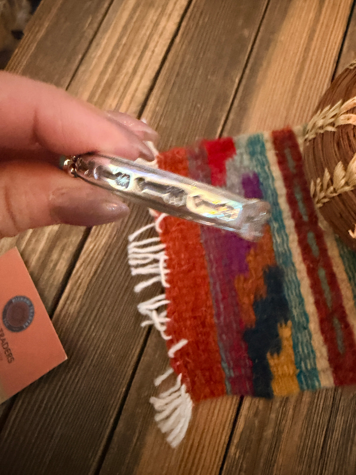Handcrafted Sterling Silver & Turquoise Arrow Cuff Bracelet