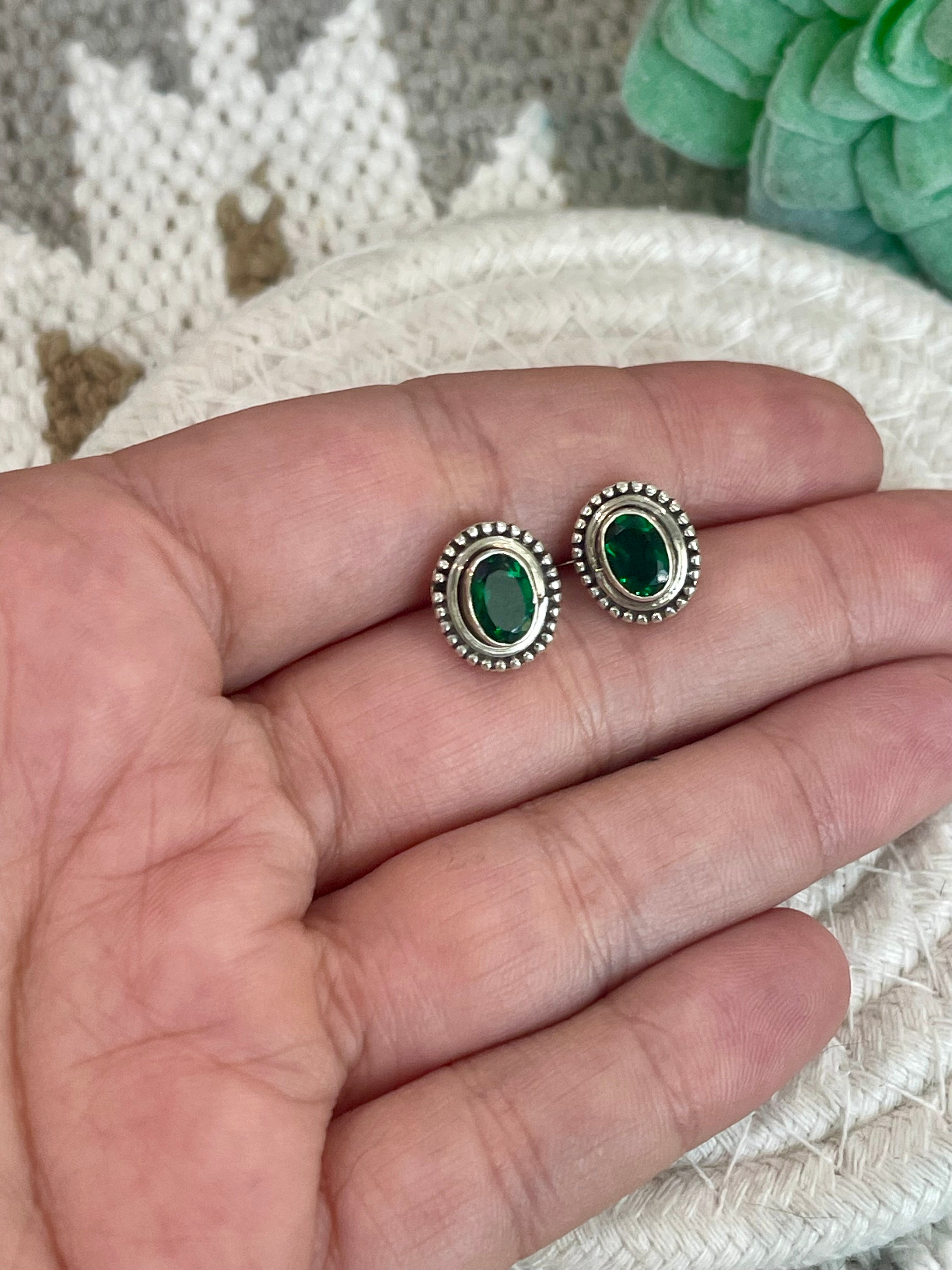 The Bijoux Vault Vintage Silver Stud Earrings