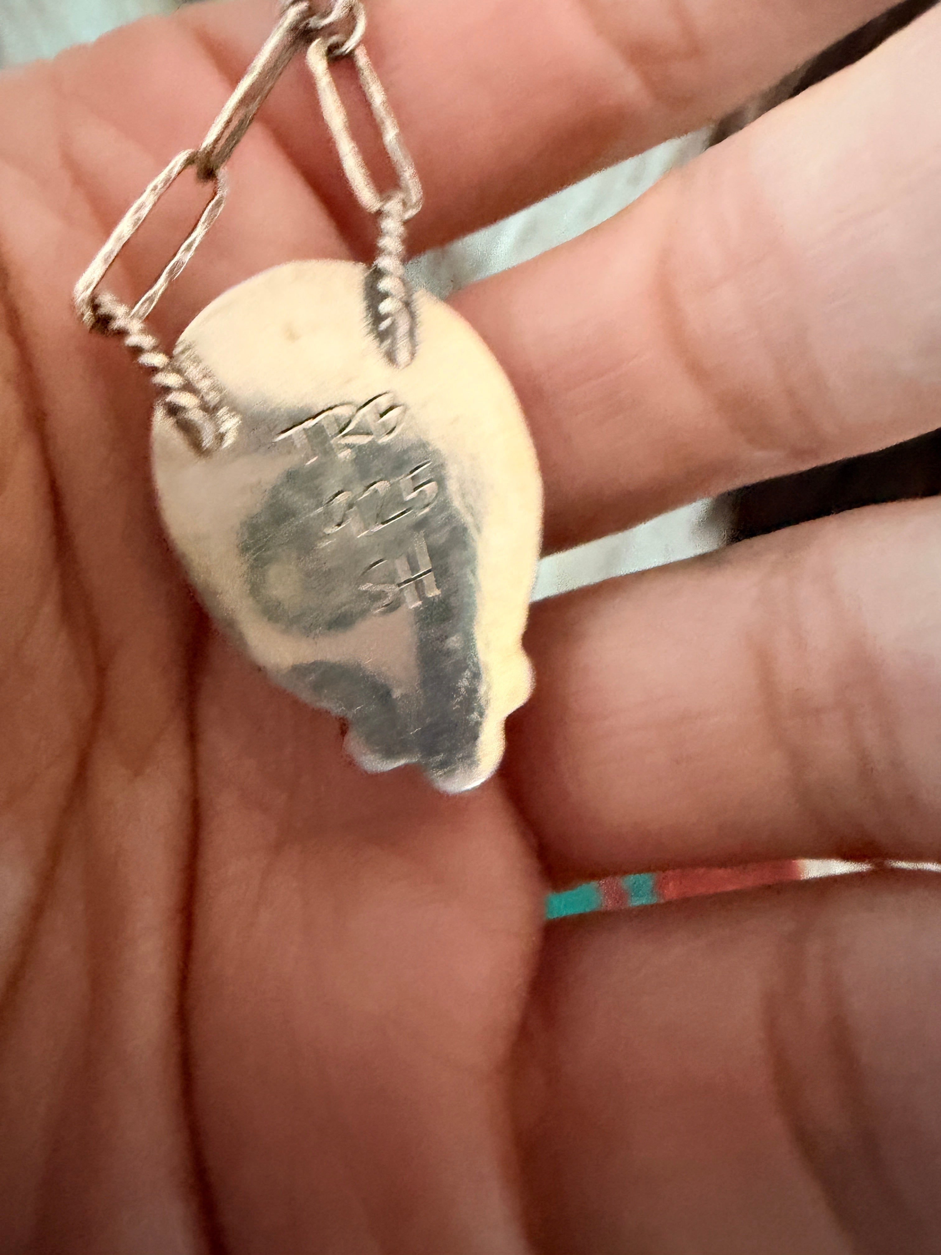 Handmade Sterling Silver & Turquoise Necklace