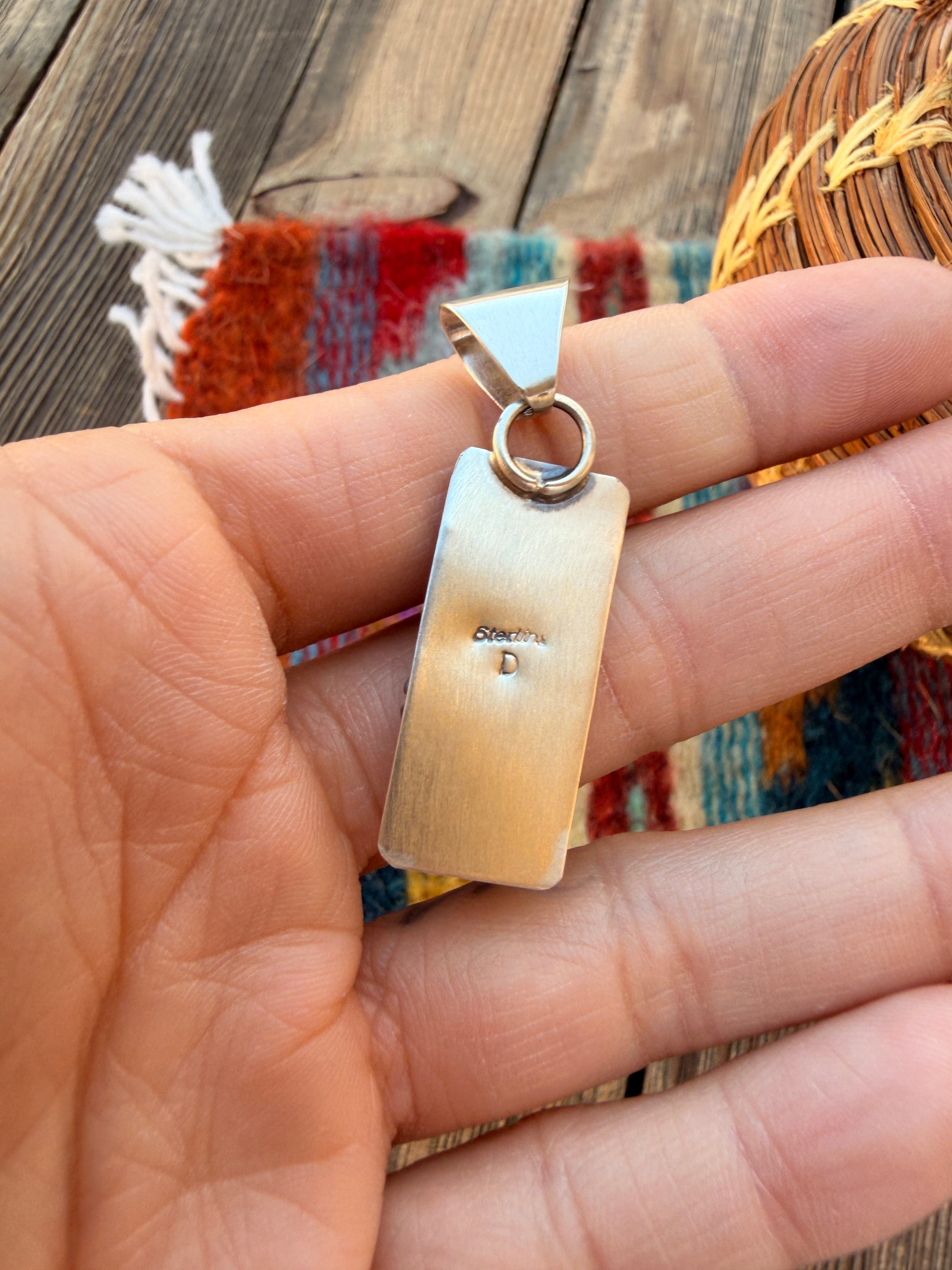 Handcrafted Sterling Silver Flower Pendant