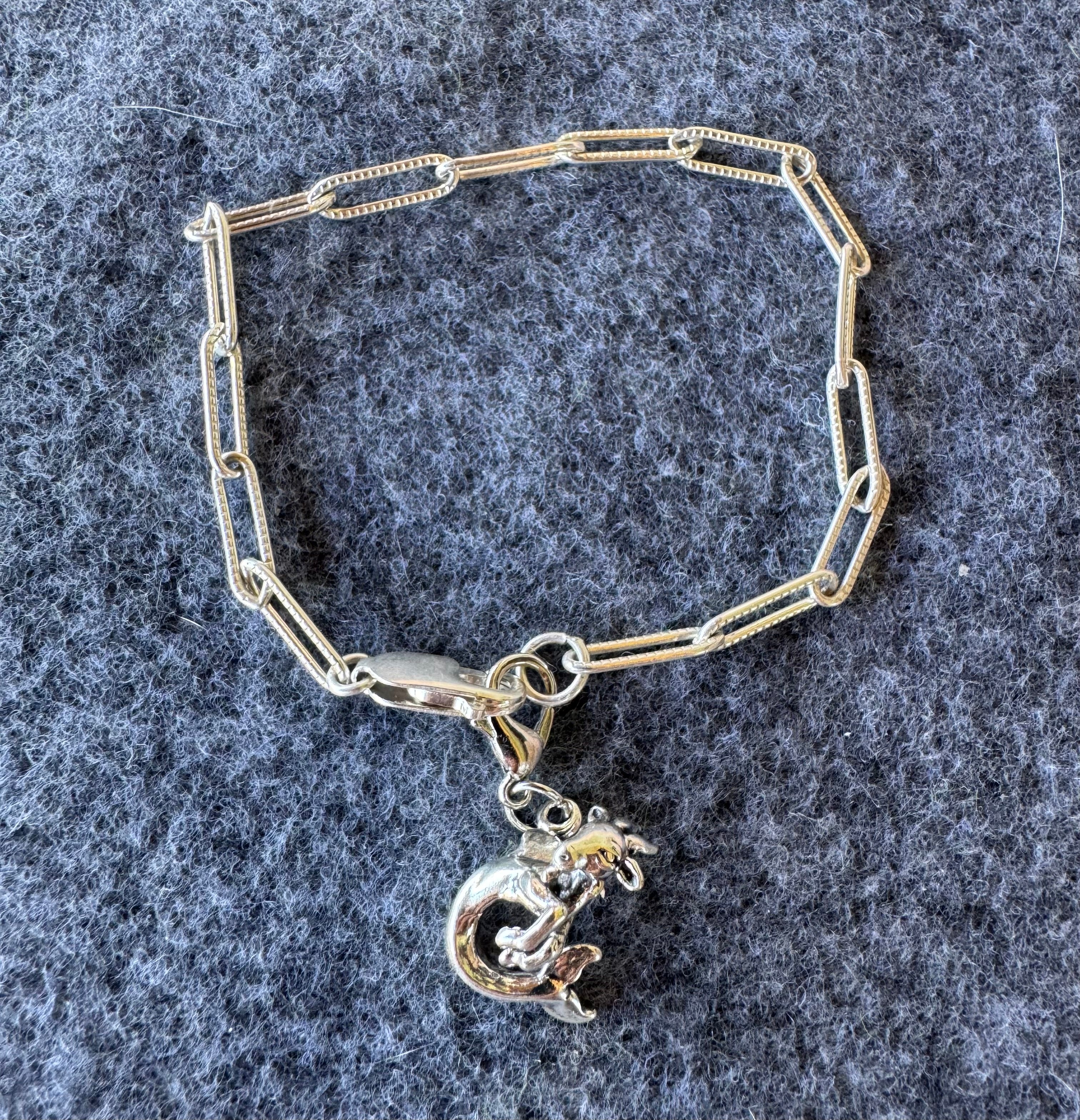 Handcrafted Sterling Silver Capricorn Charm