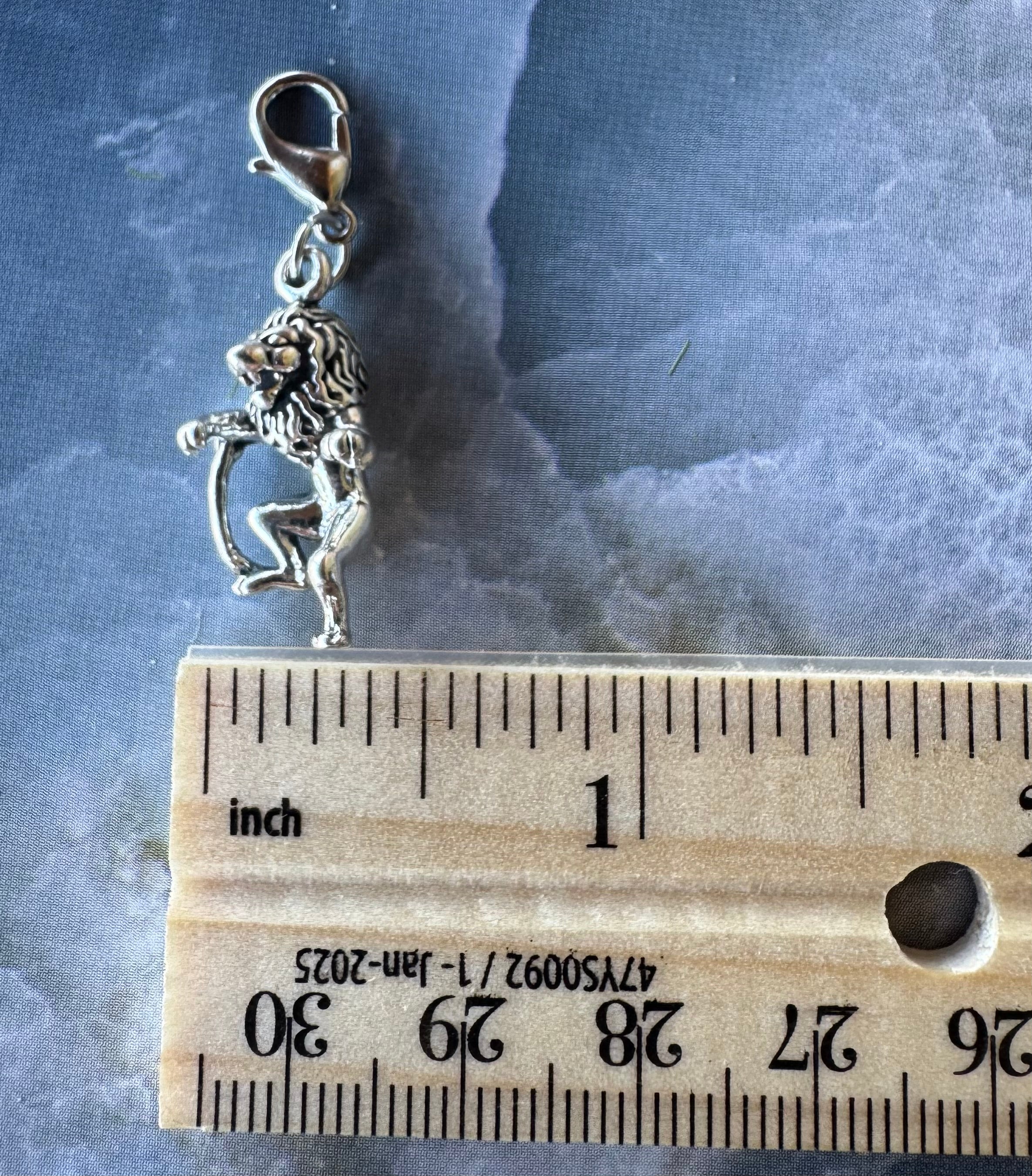 Handcrafted Sterling Silver Leo/ Lion Charm