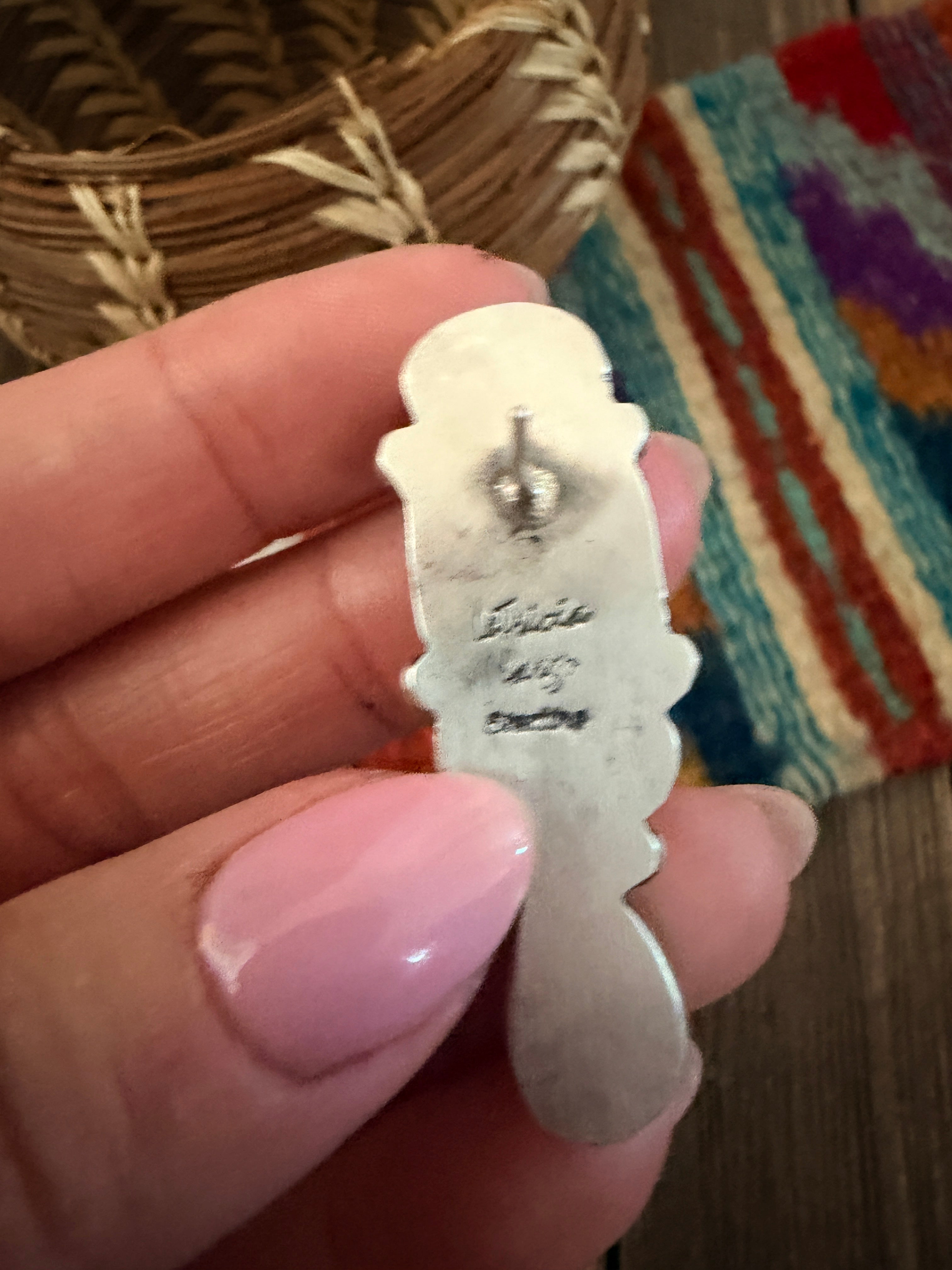 Handcrafted Multi Stone & Sterling Silver Dangle Earrings by Letricia Largo