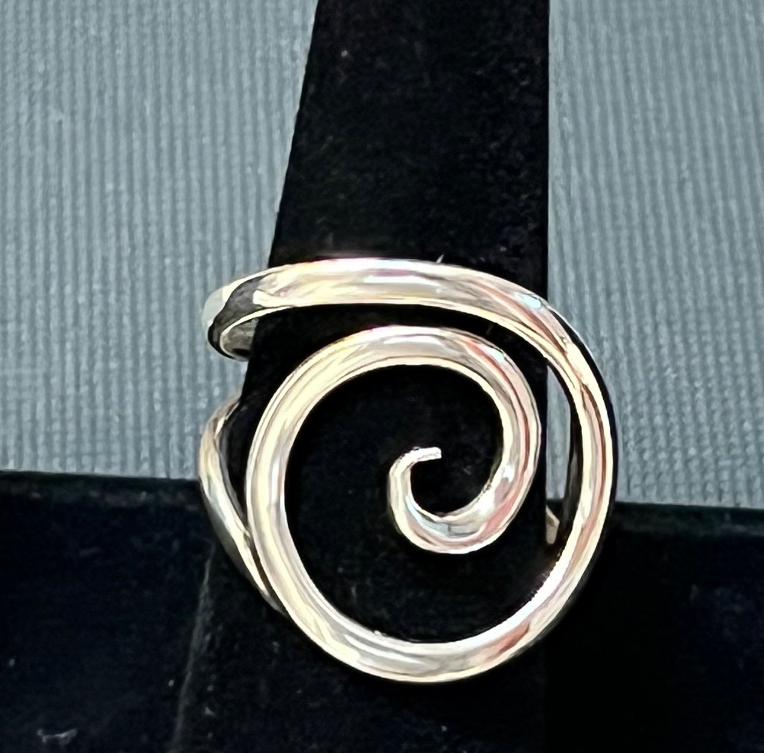 Spiral Sterling Silver Ring